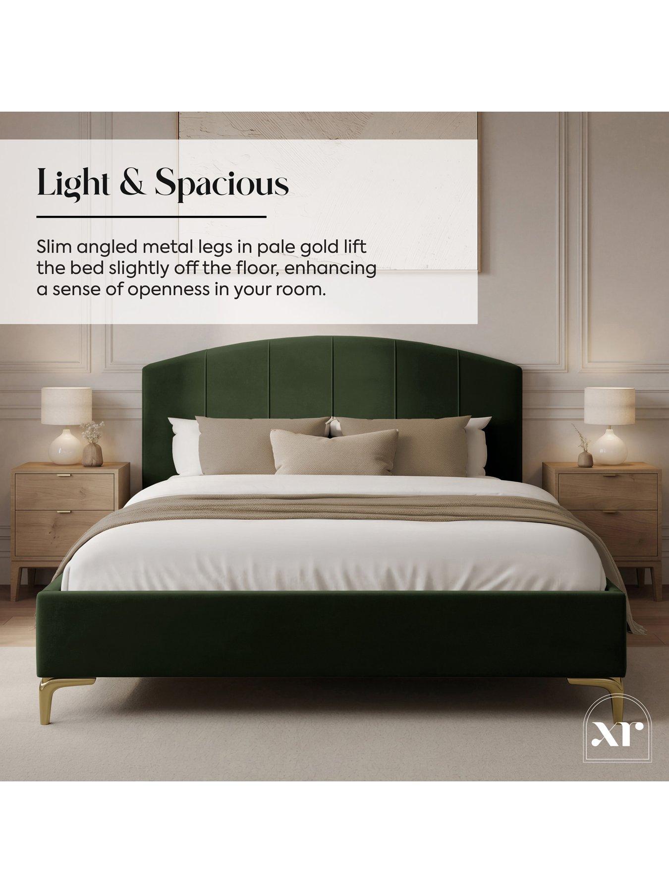 Image 4 of 7 of XR Living Avery Shadow Ottoman Bed - Olive Green&nbsp;
