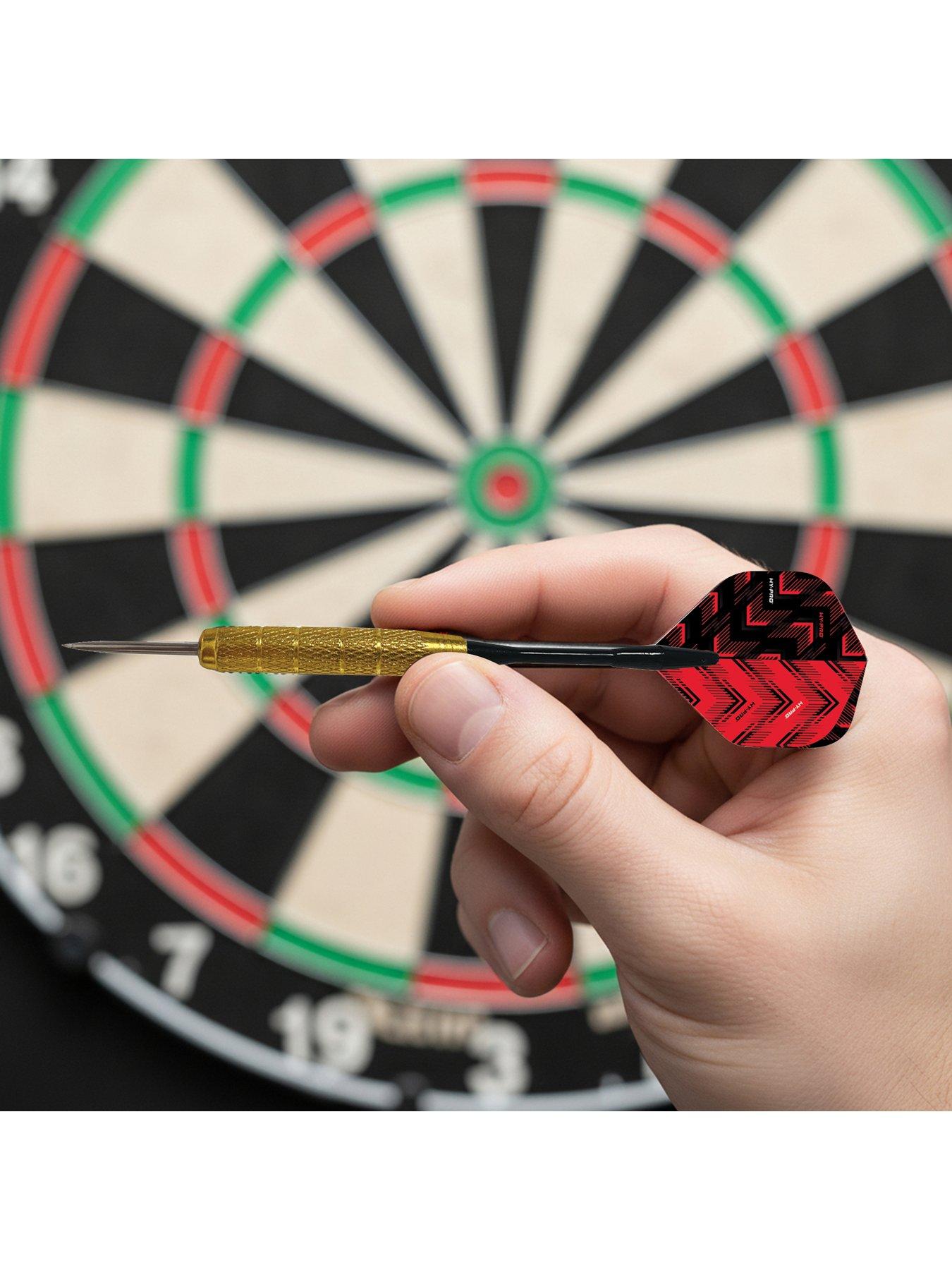  image of hy-pro-topflight-dartboard-with-6x-18g-darts