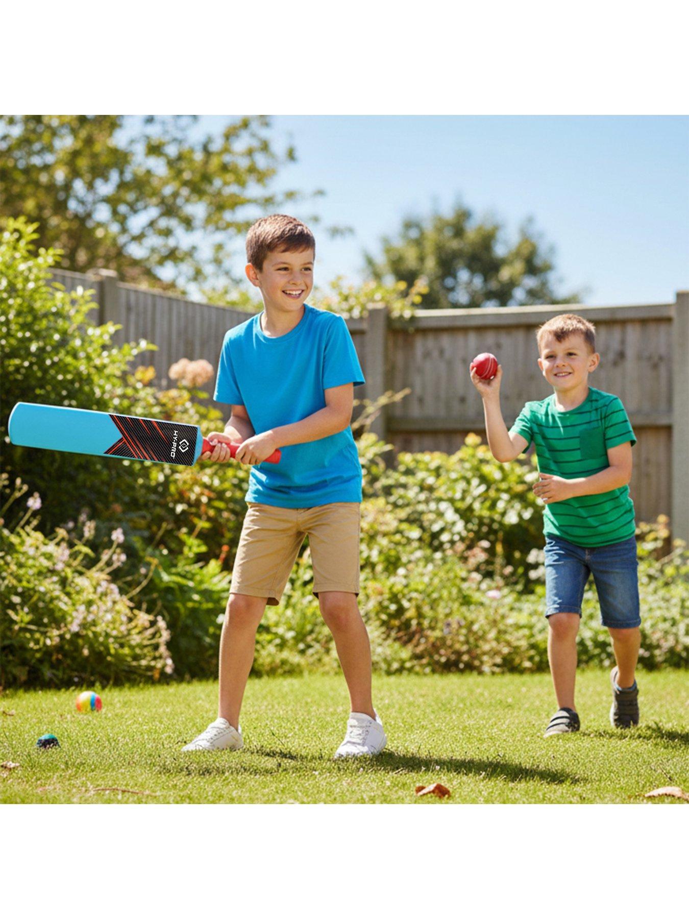  image of hy-pro-hy-pro-cricket-bat-amp-ball