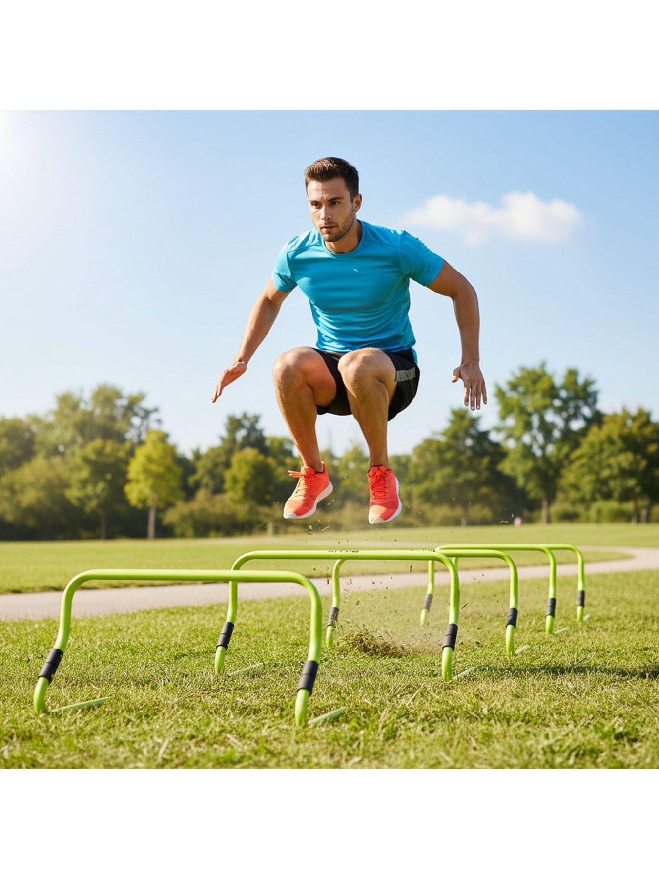  image of hy-pro-hy-pro-6pk-adjustable-height-hurdles-with-handle