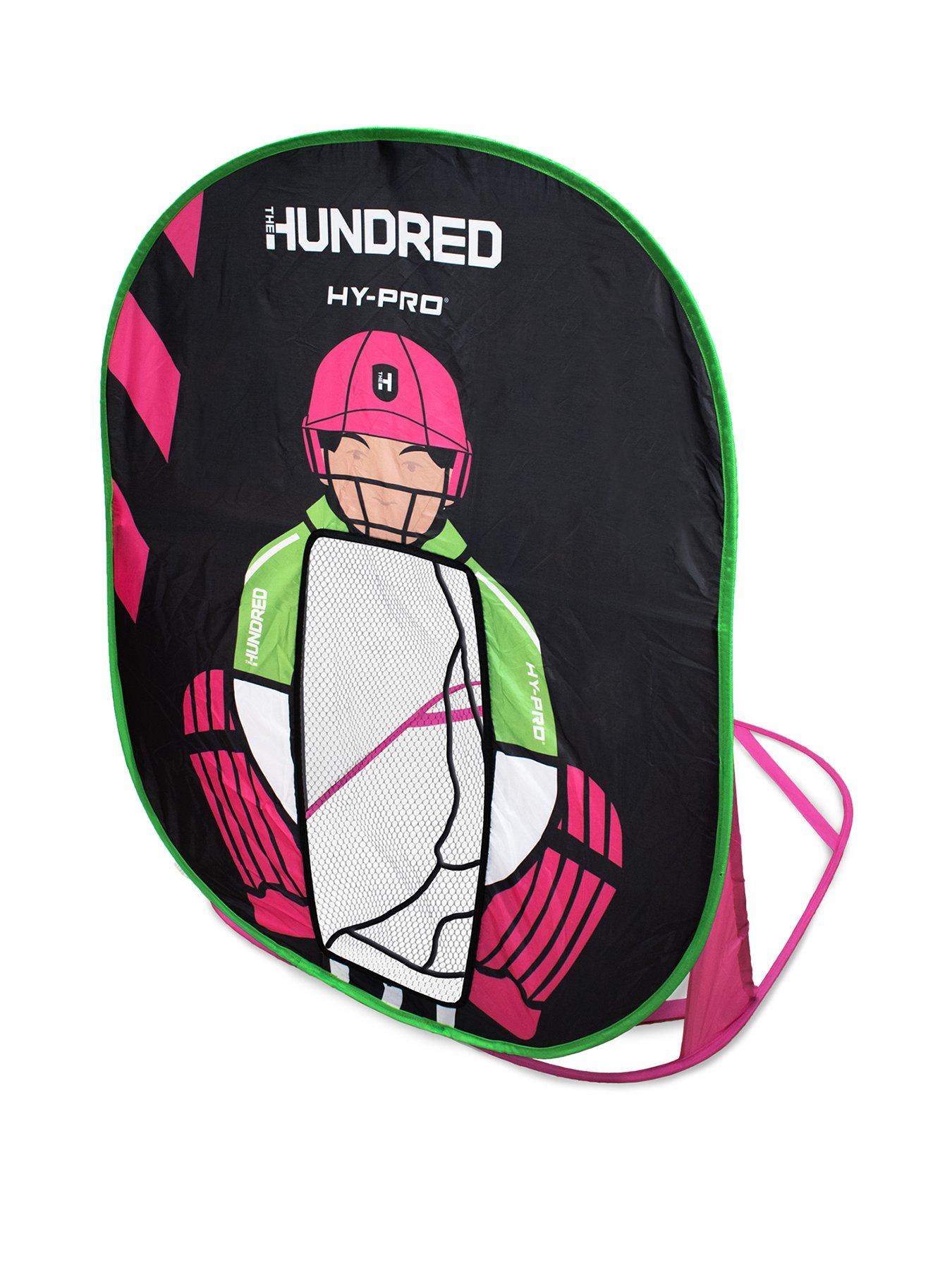 The Hundred Foldable Wicket Keeper Set - Includes Size 3 Bat & Tennis Ball