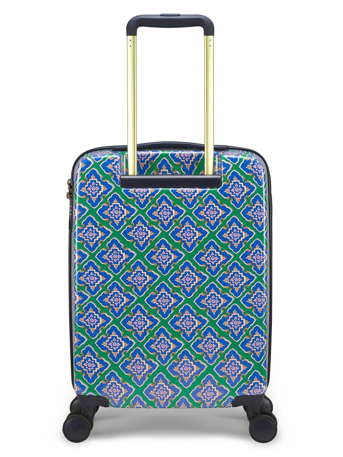  image of joules-cabin-4-wheeled-trolley-case-tiled-diamond