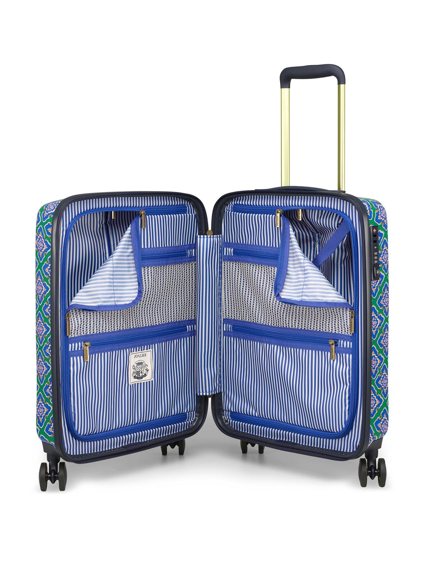  image of joules-cabin-4-wheeled-trolley-case-tiled-diamond