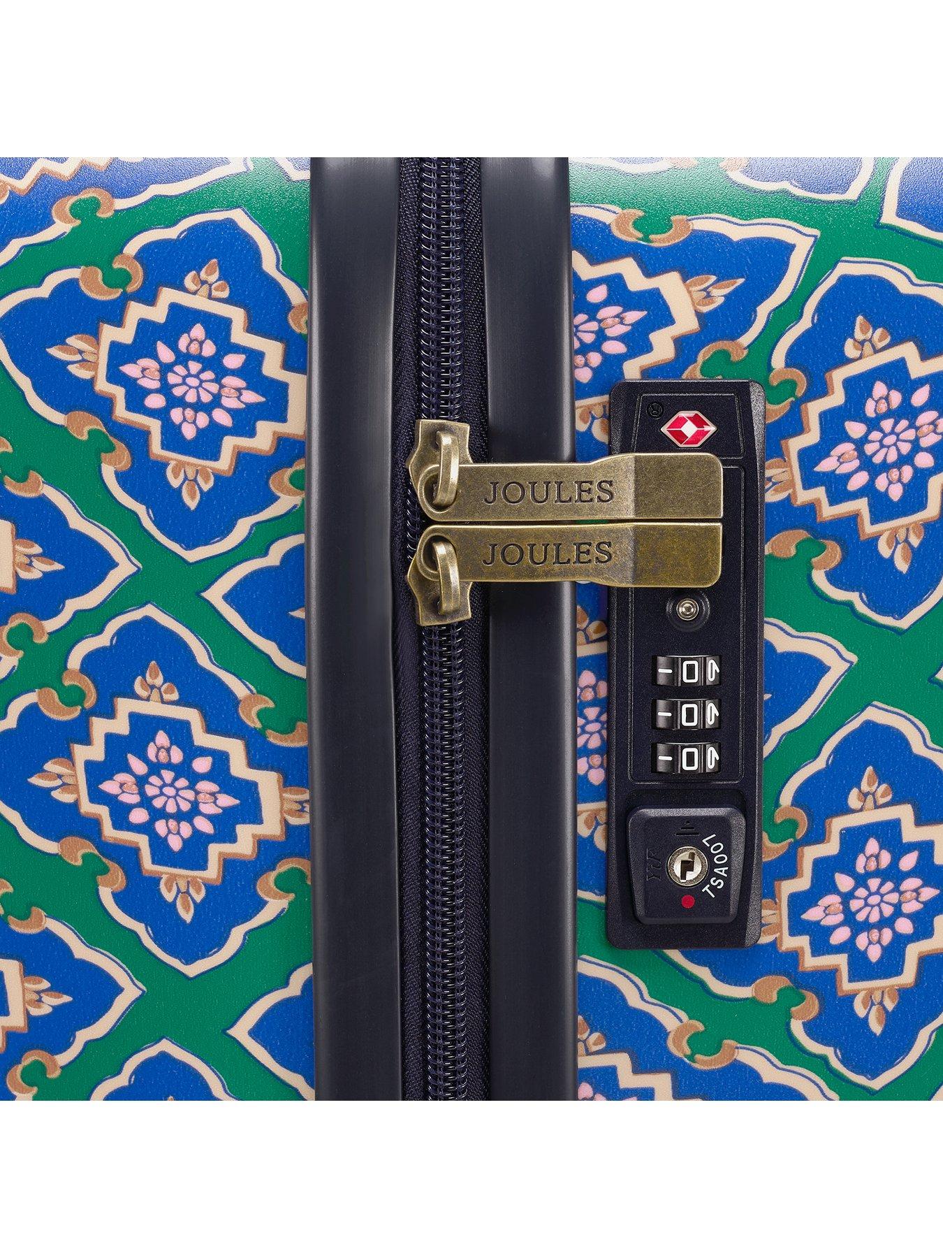  image of joules-cabin-4-wheeled-trolley-case-tiled-diamond