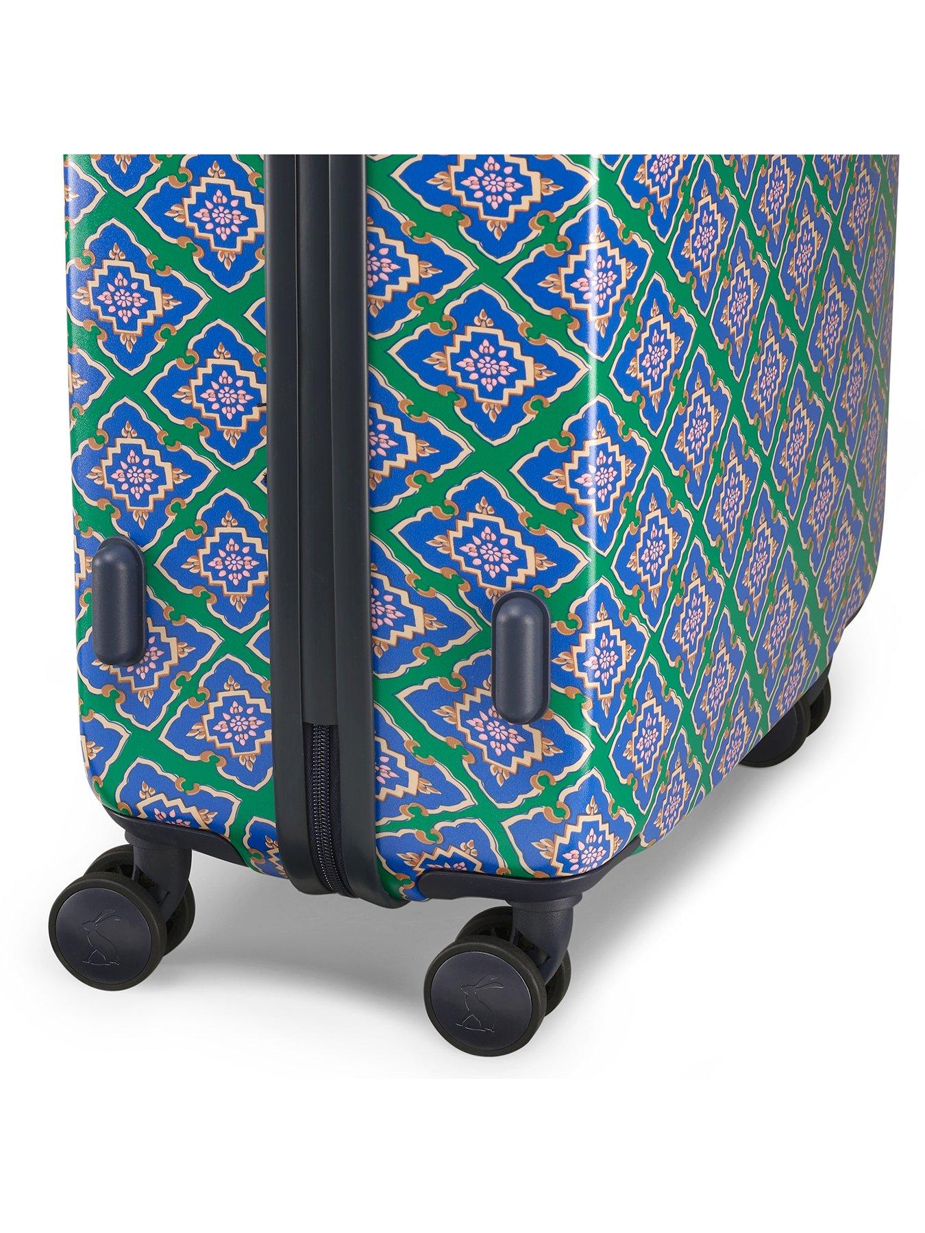  image of joules-cabin-4-wheeled-trolley-case-tiled-diamond