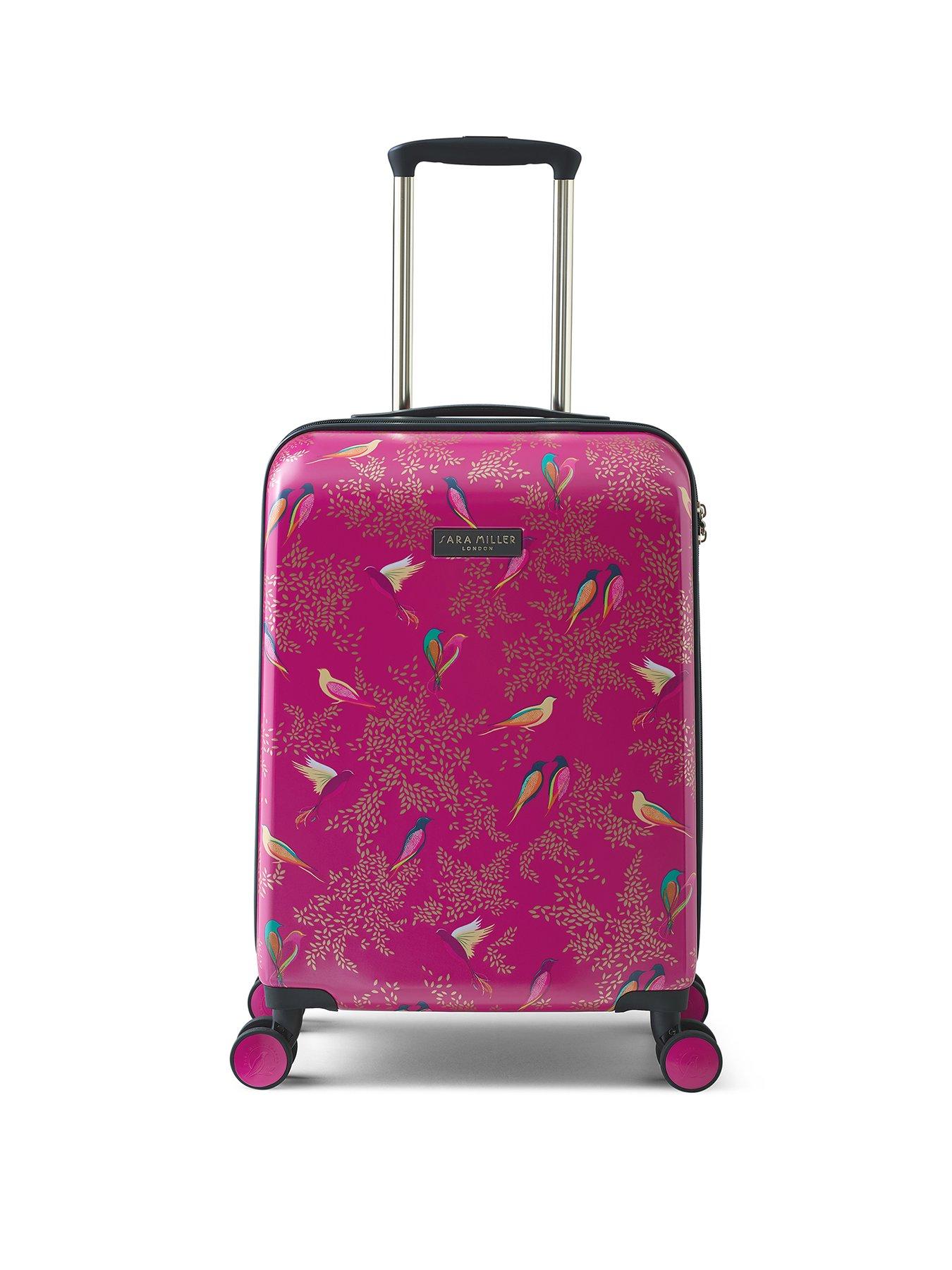 Sara Miller Cabin 4 Wheeled Trolley Case - PinkChelsea
