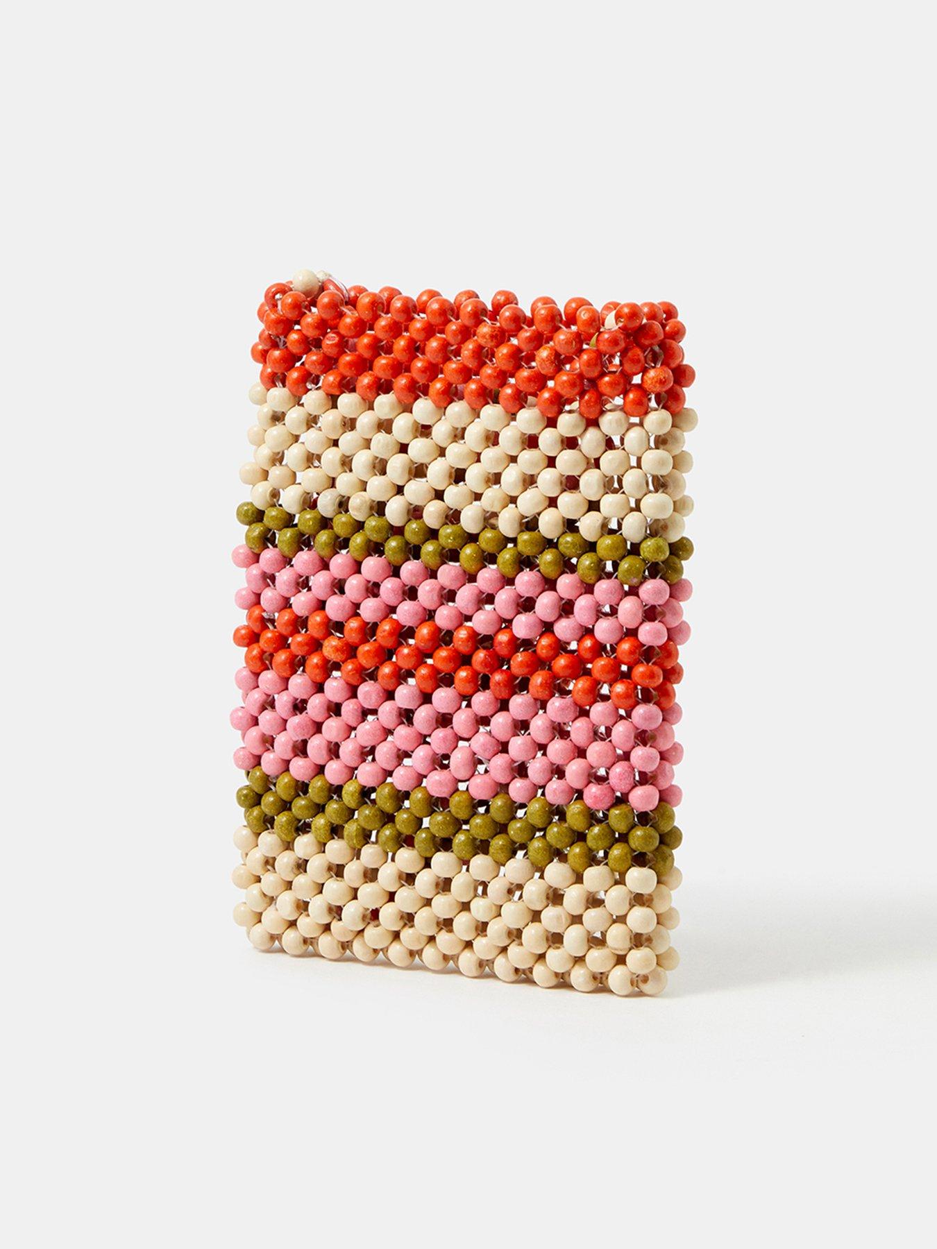 Image 3 of 4 of Accessorize Beaded Phone Bag