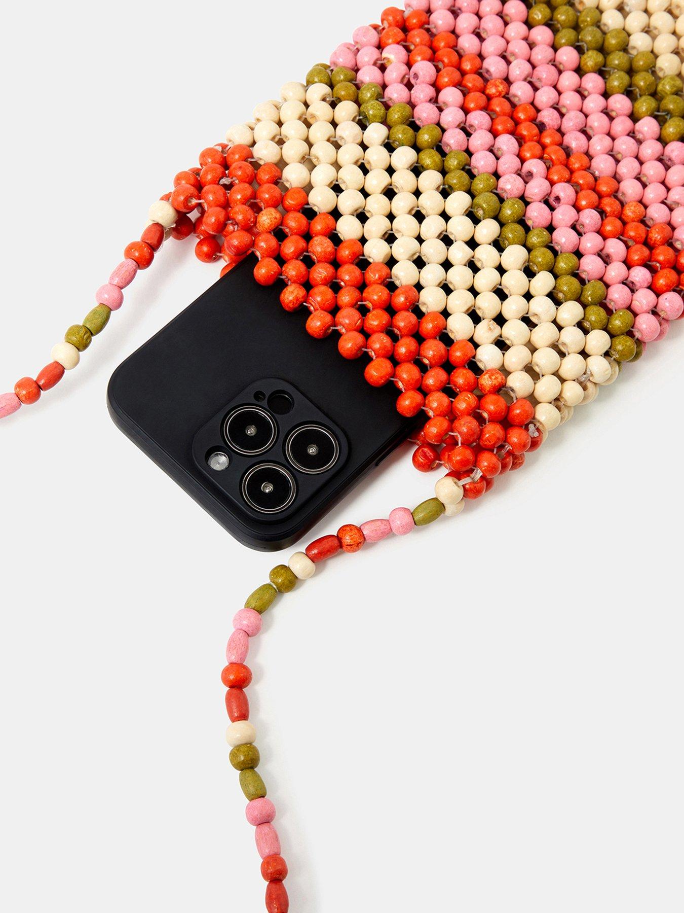 Image 4 of 4 of Accessorize Beaded Phone Bag
