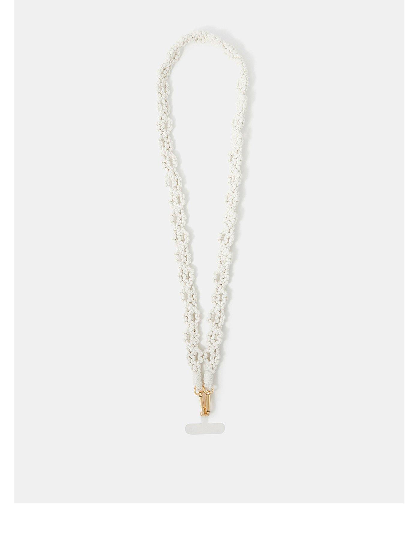 Image 1 of 4 of Accessorize Macram&atilde;&copy; Phone Strap