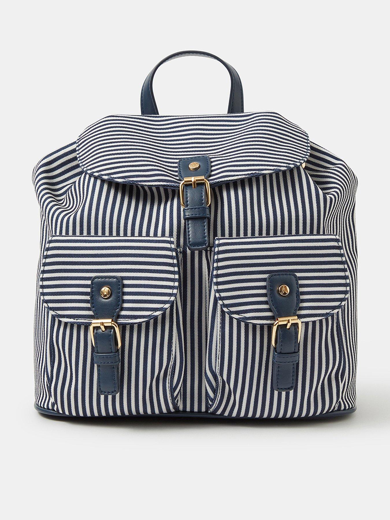 Accessorize Stripe Print Backpack