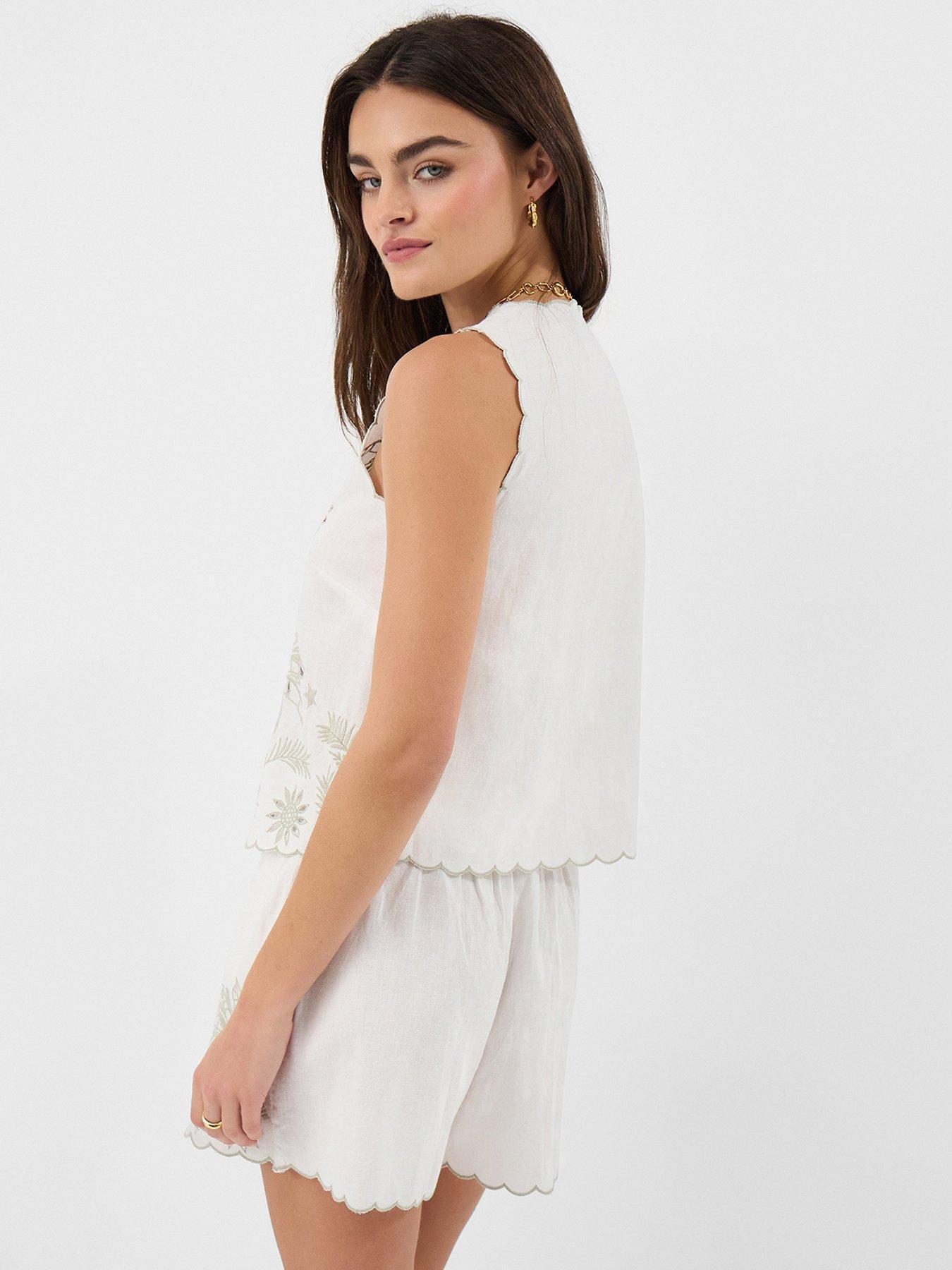 Image 2 of 5 of Accessorize Floral Cut Out Sleeveless