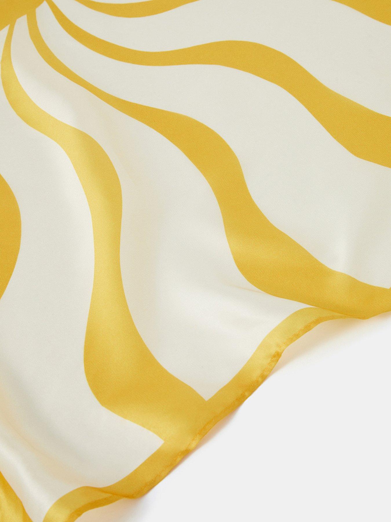 Image 3 of 3 of Accessorize Sun Stripe Satin Square