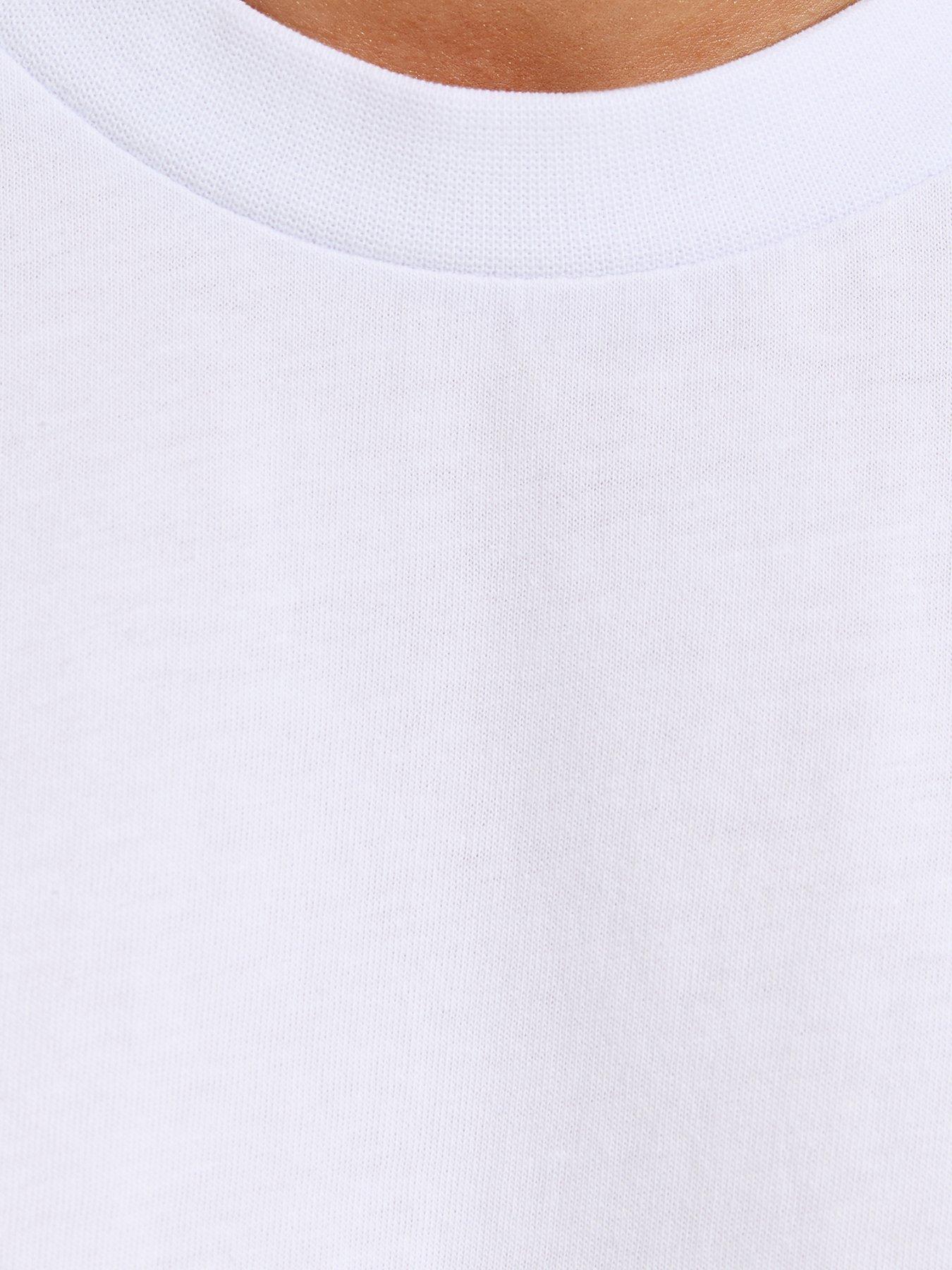 Image 5 of 5 of New Look Cotton Boxy T-Shirt - White