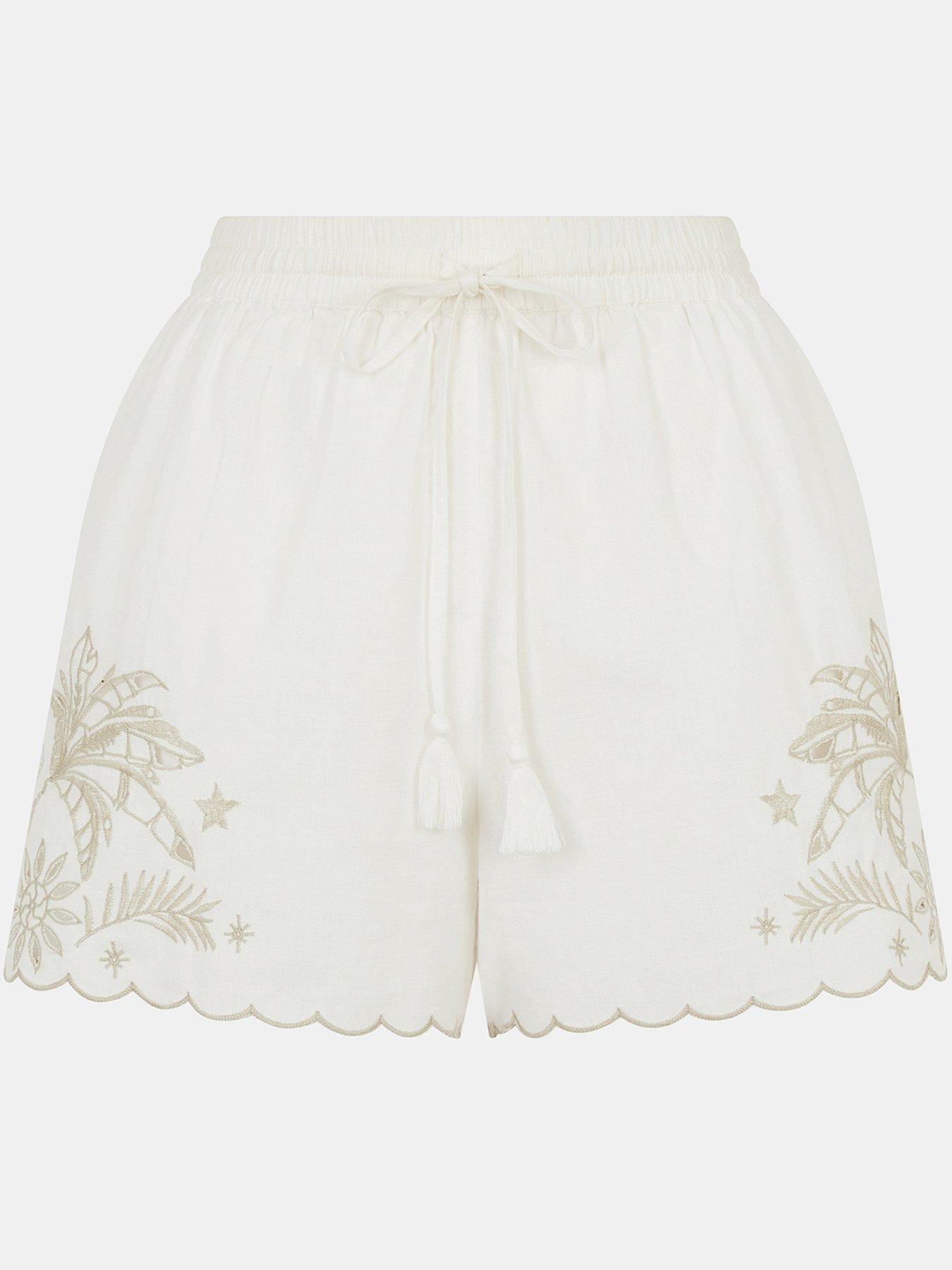 Image 5 of 5 of Accessorize Floral Cutout Short