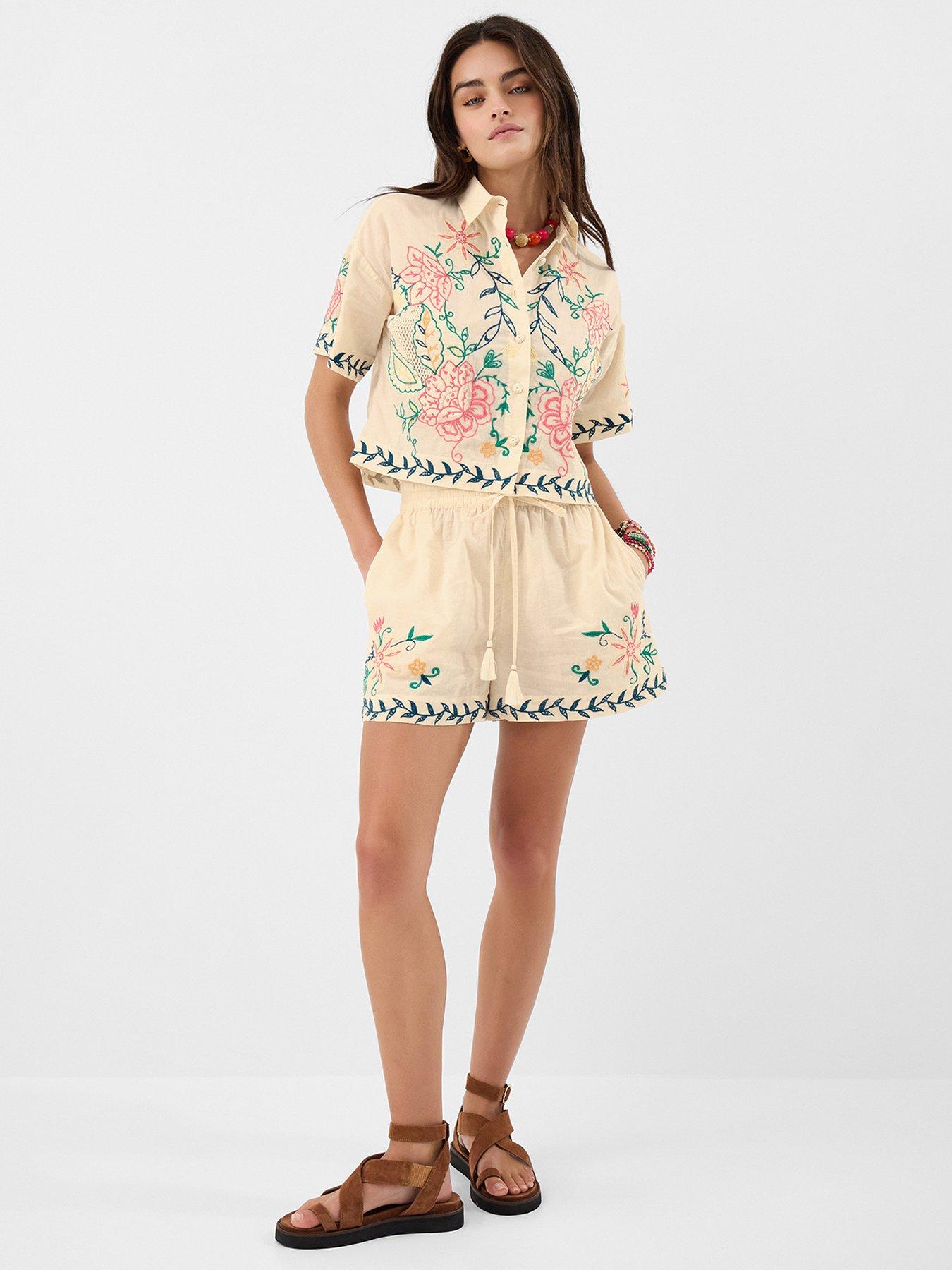 Image 3 of 5 of Accessorize Bright Cutwork Short Slee