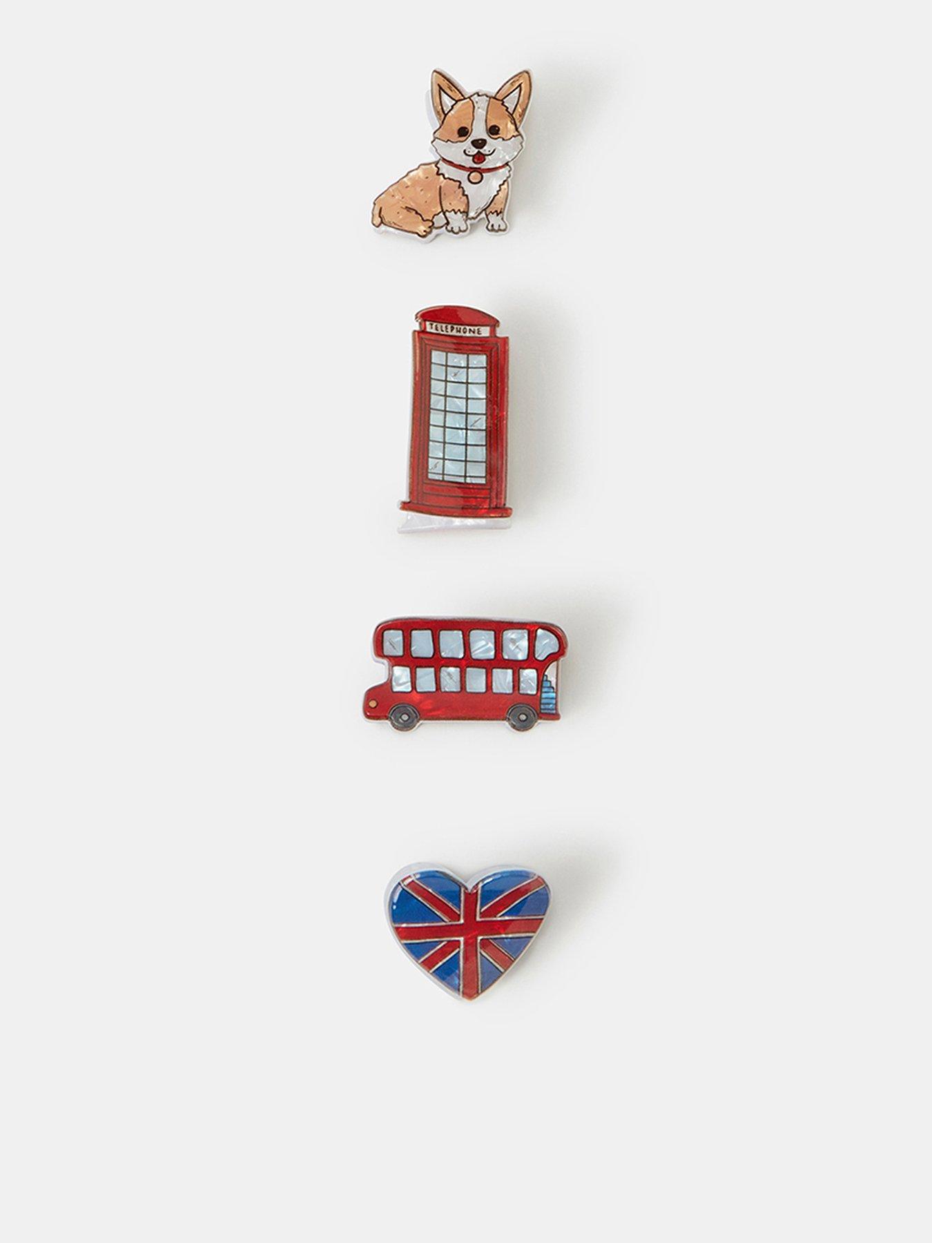 Accessorize 4 X Mini London Claw Clip