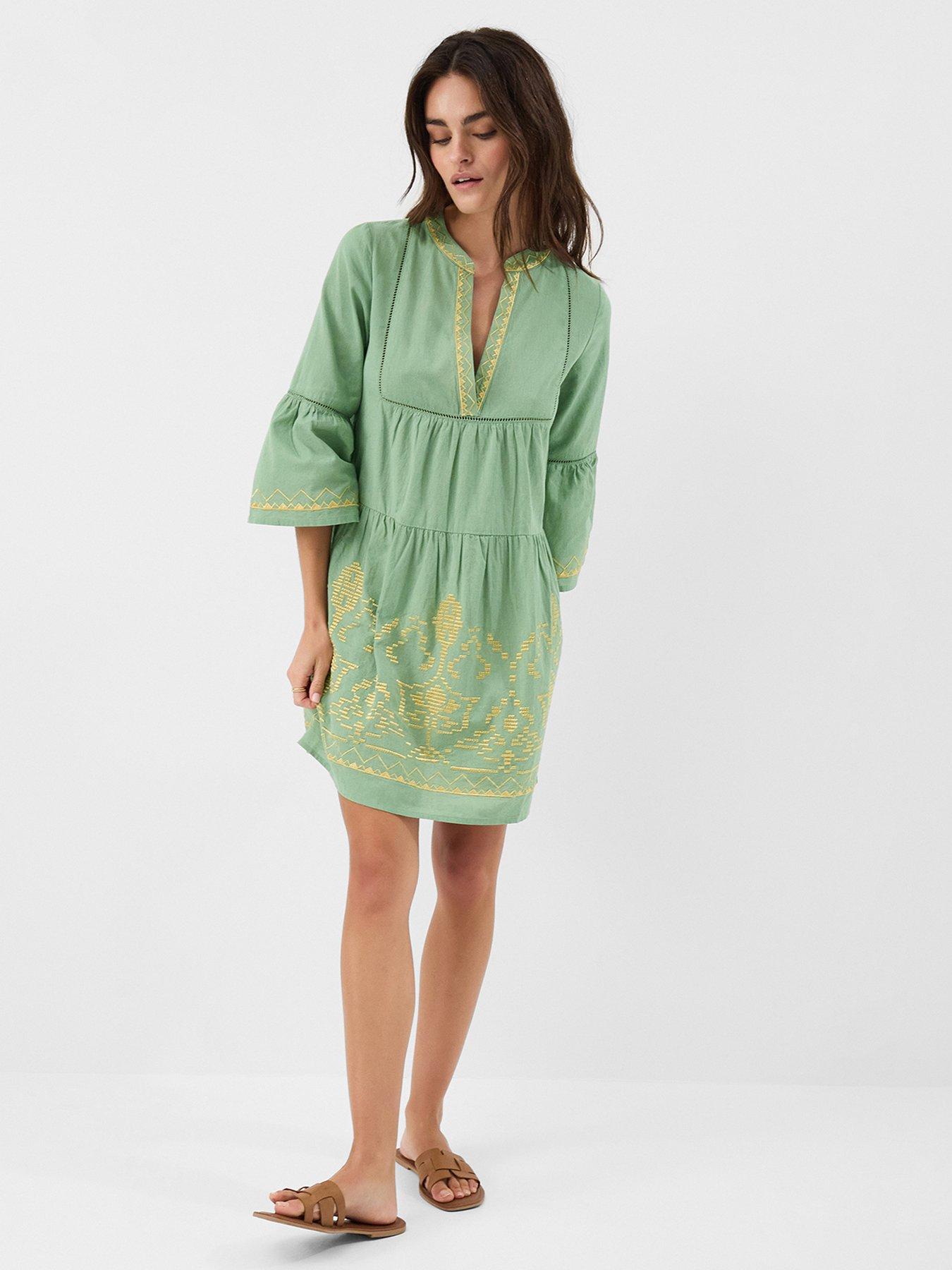 Image 1 of 5 of Accessorize Embroidered Flute Sleeve