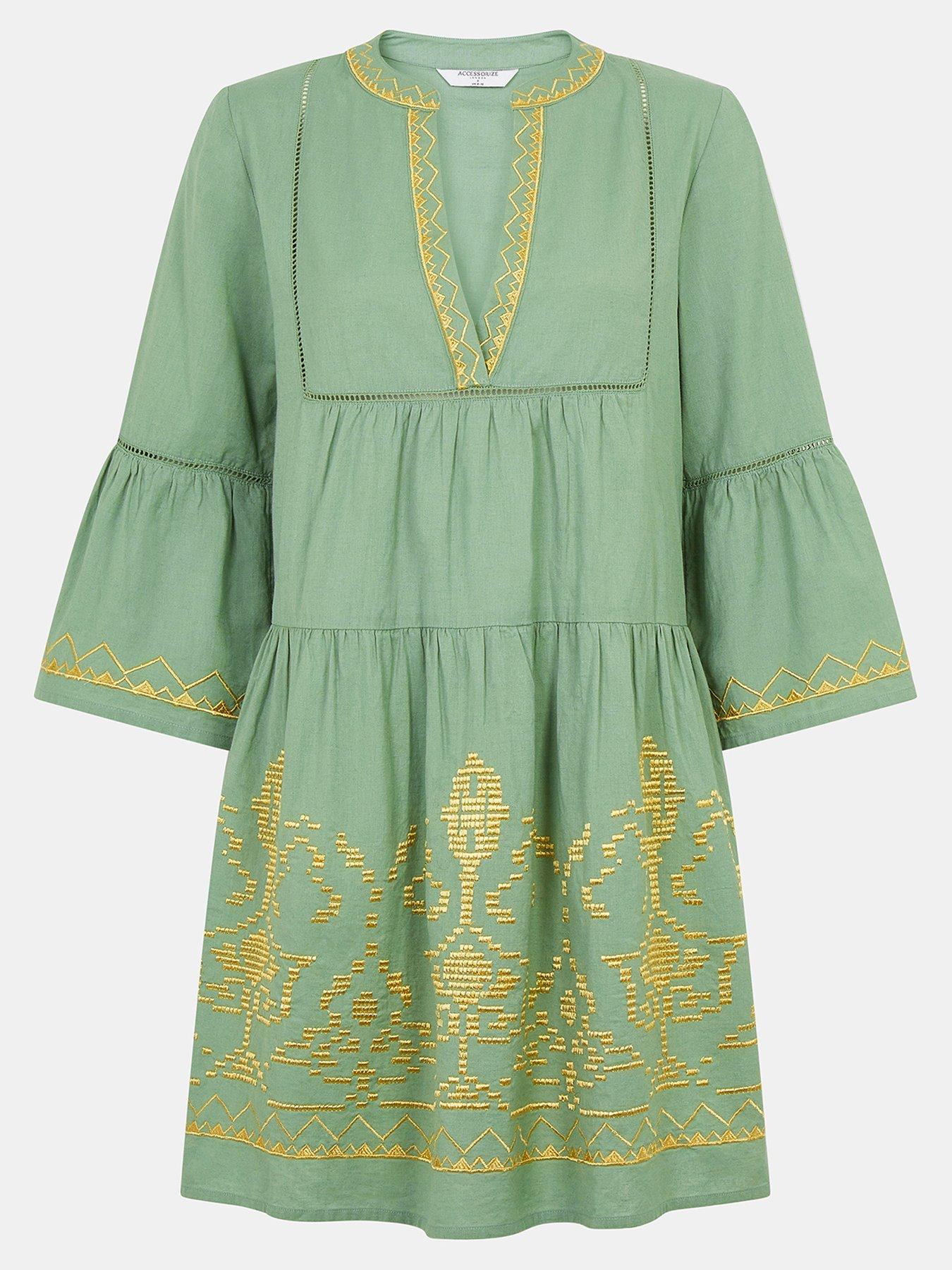 Image 5 of 5 of Accessorize Embroidered Flute Sleeve