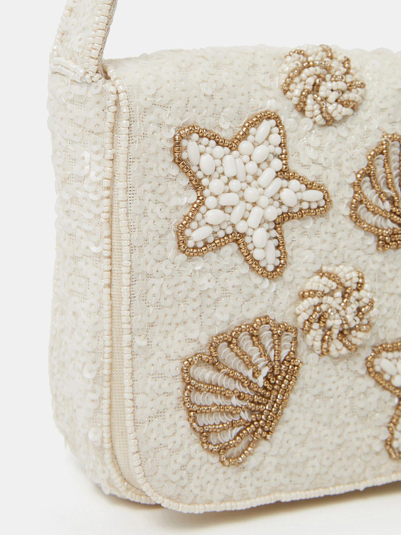 Image 3 of 4 of Accessorize Seashell Sequin Shoulder Bag