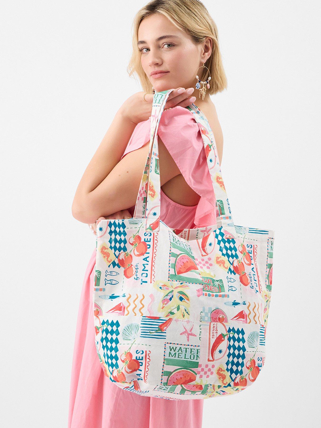 Image 2 of 5 of Accessorize Summer Print Shopper Bag