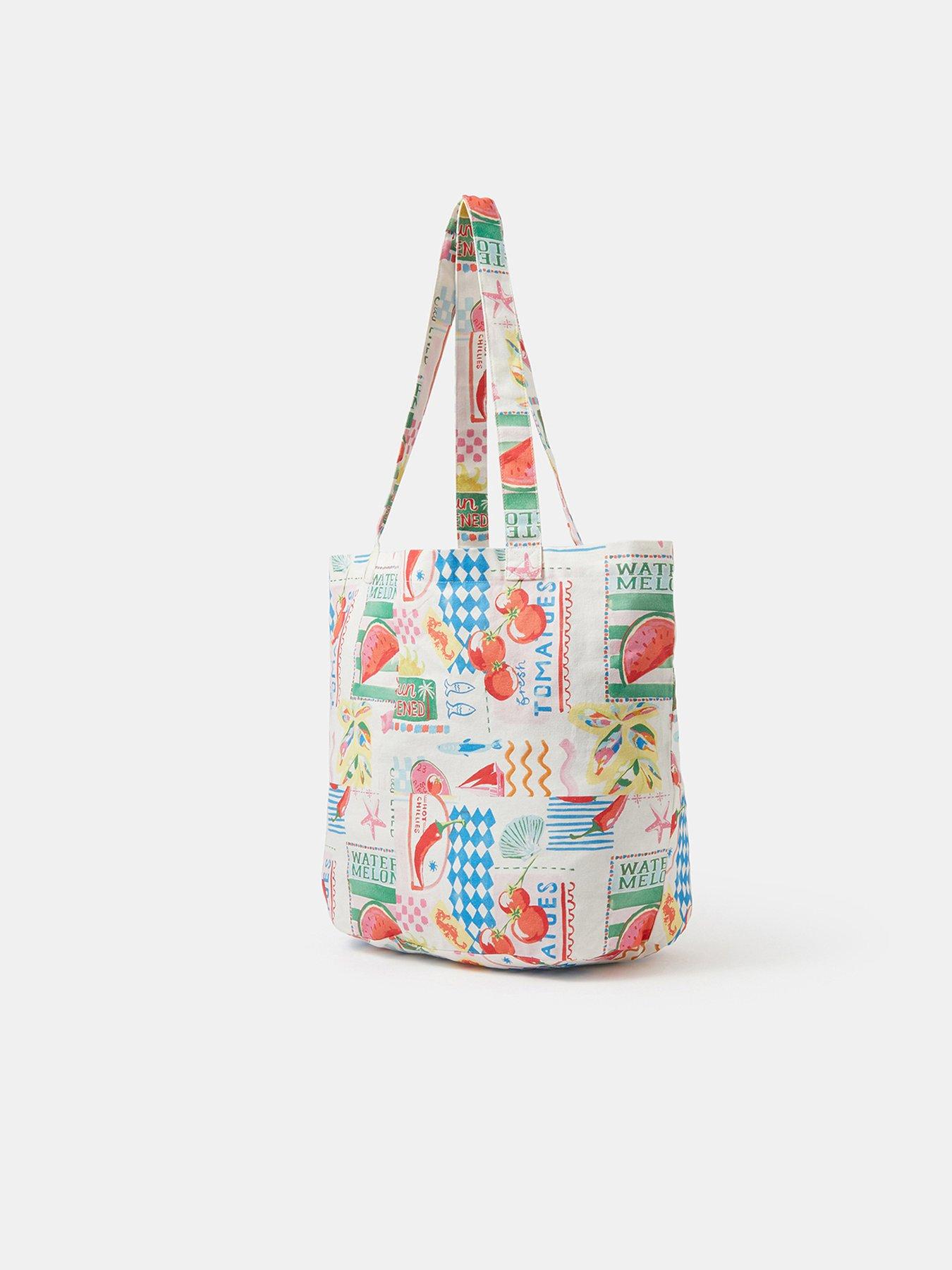Image 3 of 5 of Accessorize Summer Print Shopper Bag