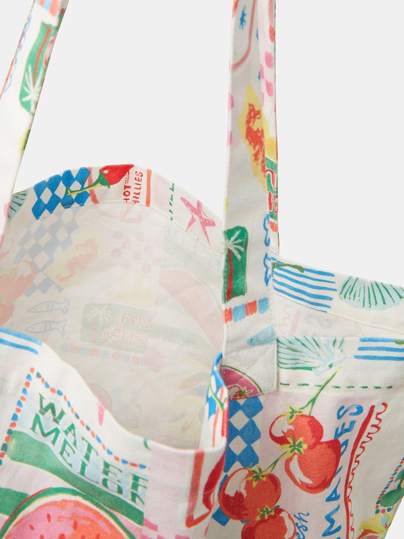 Image 4 of 5 of Accessorize Summer Print Shopper Bag