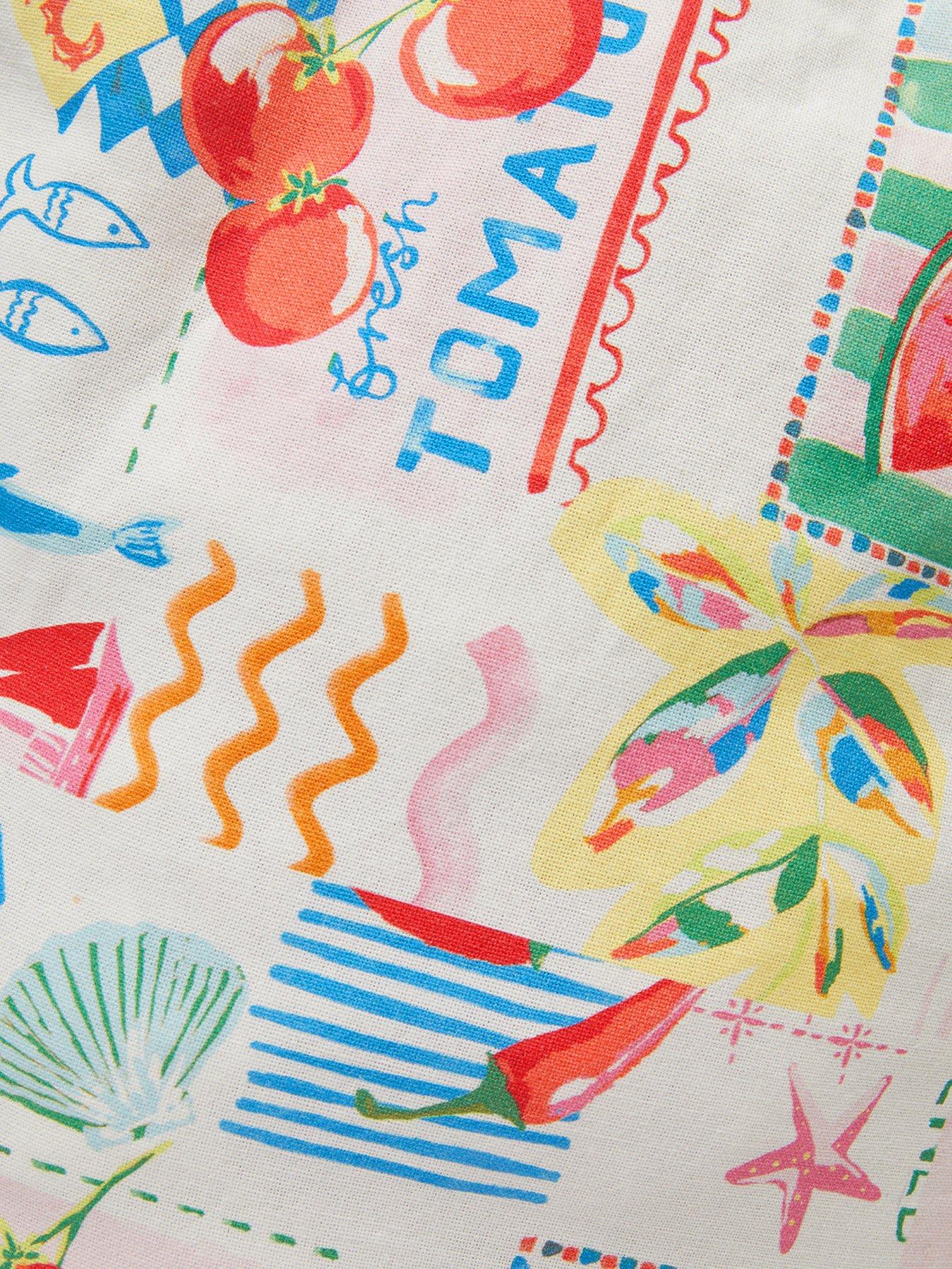 Image 5 of 5 of Accessorize Summer Print Shopper Bag