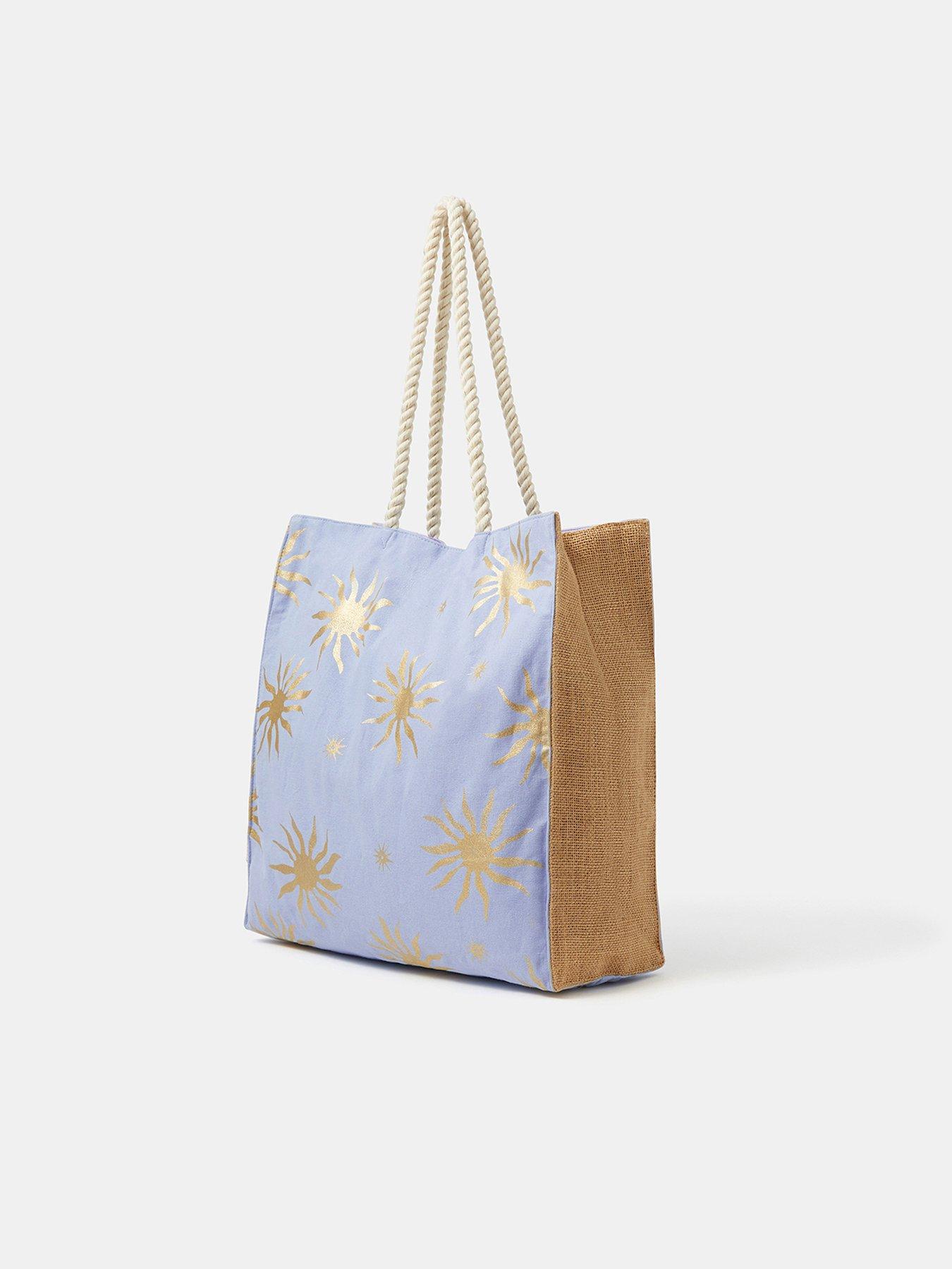 Image 3 of 5 of Accessorize Sun Print Beach Tote Bag