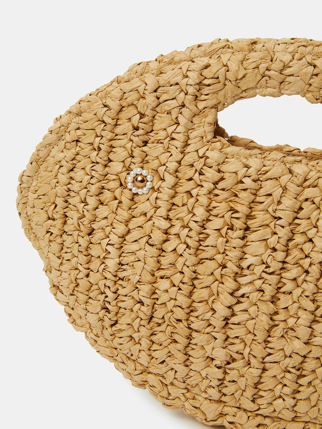 Image 4 of 5 of Accessorize Raffia Fish Clutch