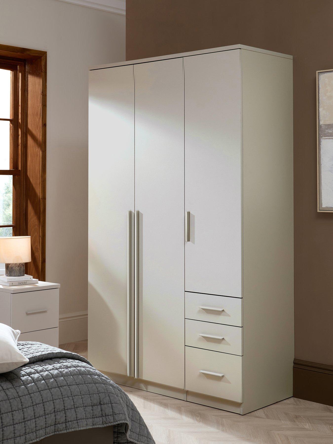 The Very Collection Murcia 3 Door 3 Drawer Combi Wardrobe
