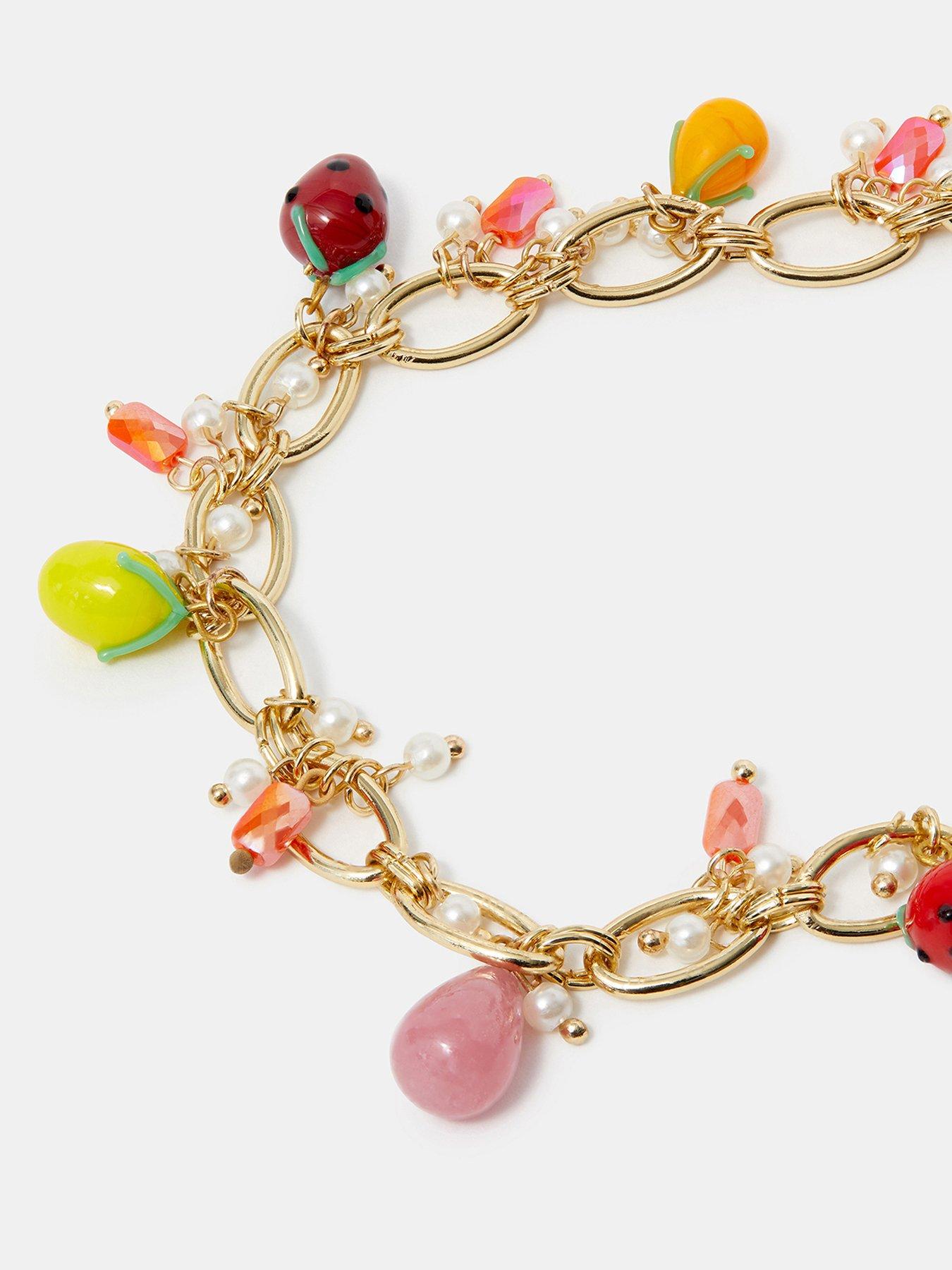 Image 4 of 4 of Accessorize Fruit Charm Wrist Phone Strap