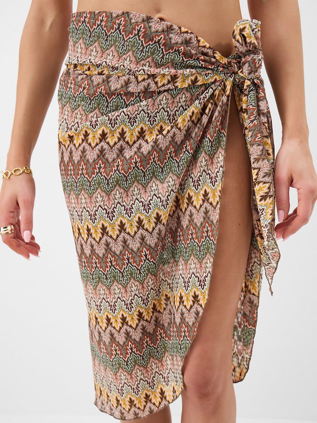 Accessorize Crochet Sarong - Cream