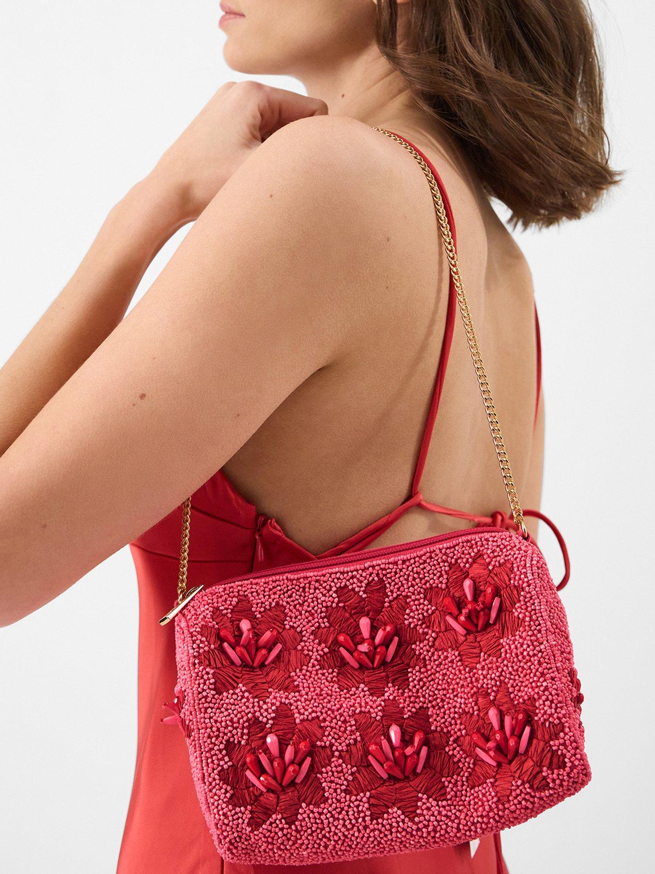 Image 2 of 5 of Accessorize Floral Embellished Should