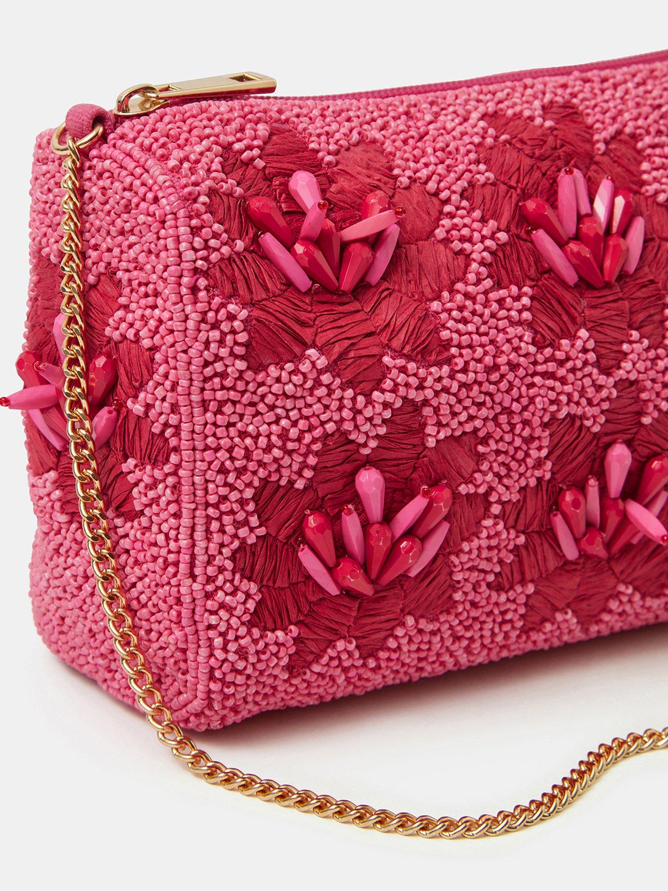 Image 4 of 5 of Accessorize Floral Embellished Should