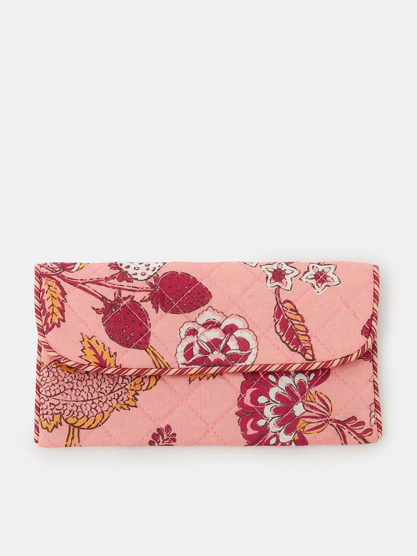 Image 1 of 2 of Accessorize Floral Quilted Sunglasses Pouch