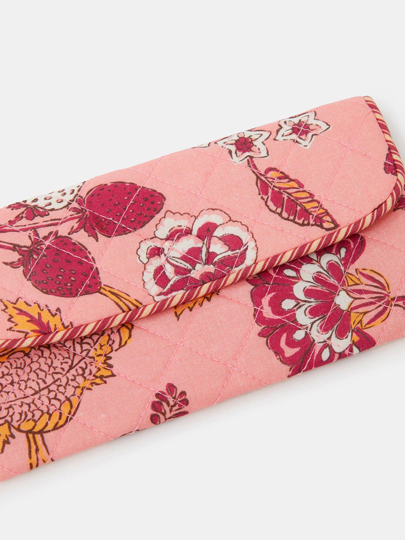 Image 2 of 2 of Accessorize Floral Quilted Sunglasses Pouch