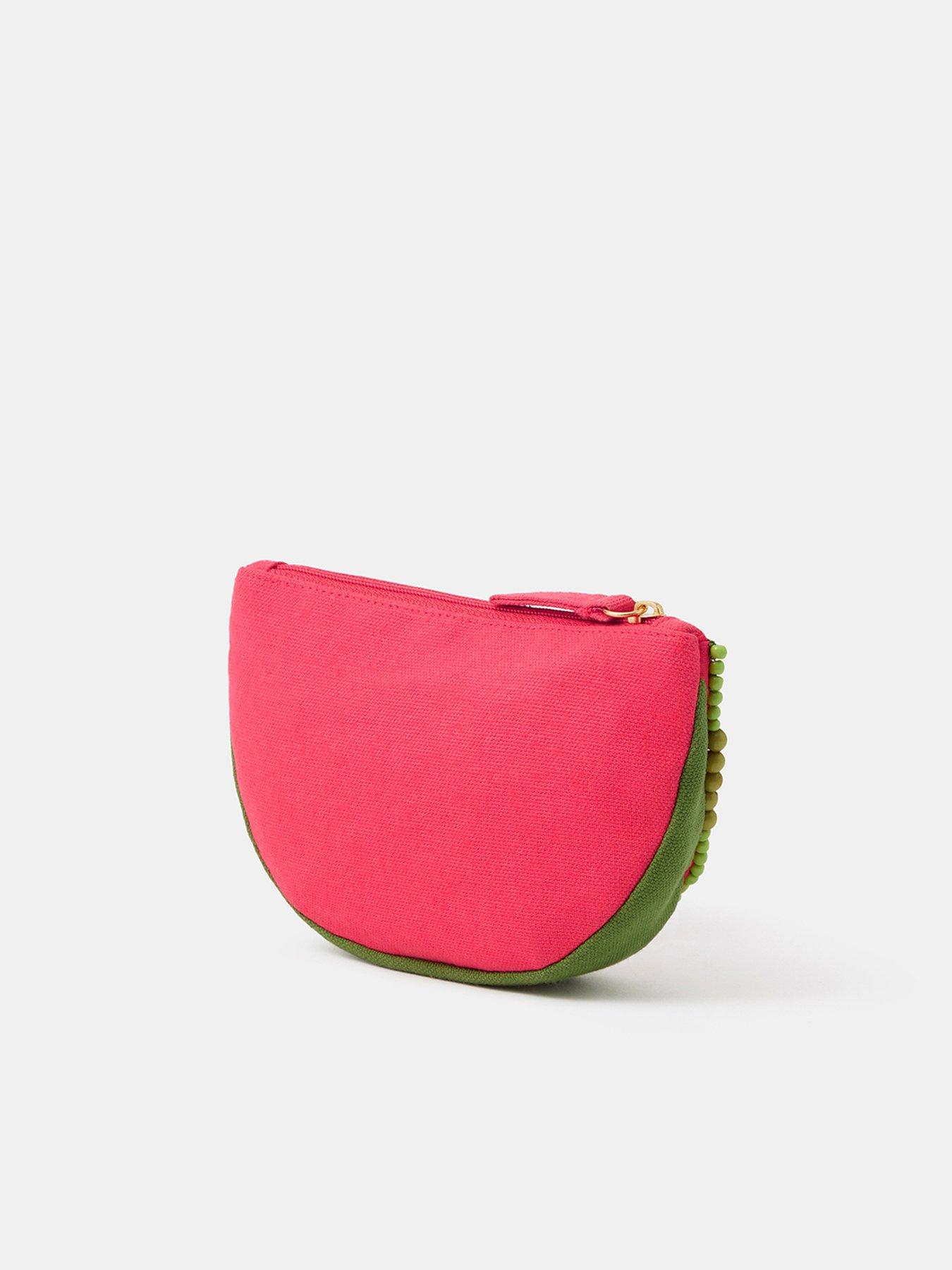 Image 2 of 3 of Accessorize Beaded Watermelon Coin Purse