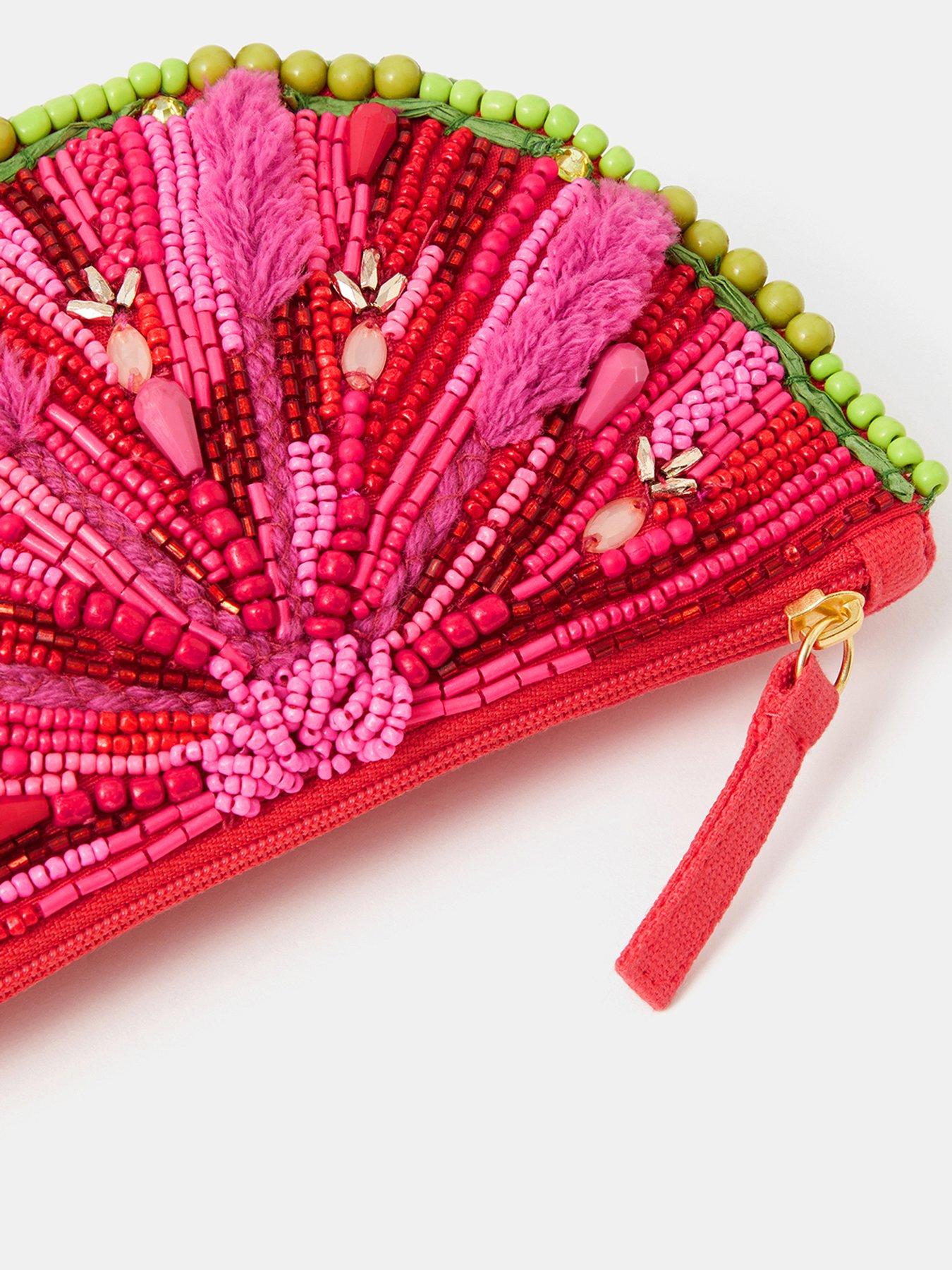 Image 3 of 3 of Accessorize Beaded Watermelon Coin Purse