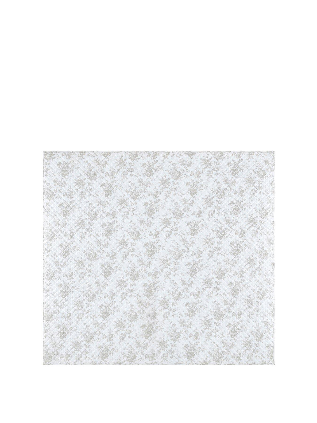 Image 2 of 4 of Laura Ashley Walled Garden Quilted Bedspread 235cm x 235cm