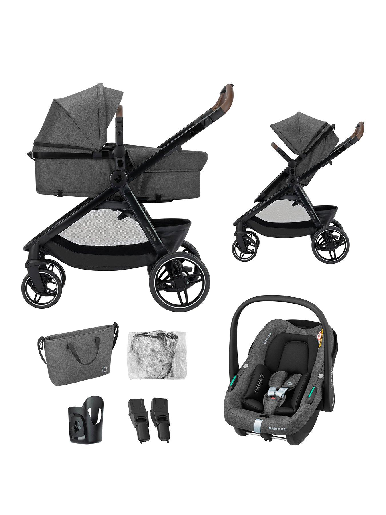 Maxi-Cosi Zelia S Trio Travel System - Dark Grey