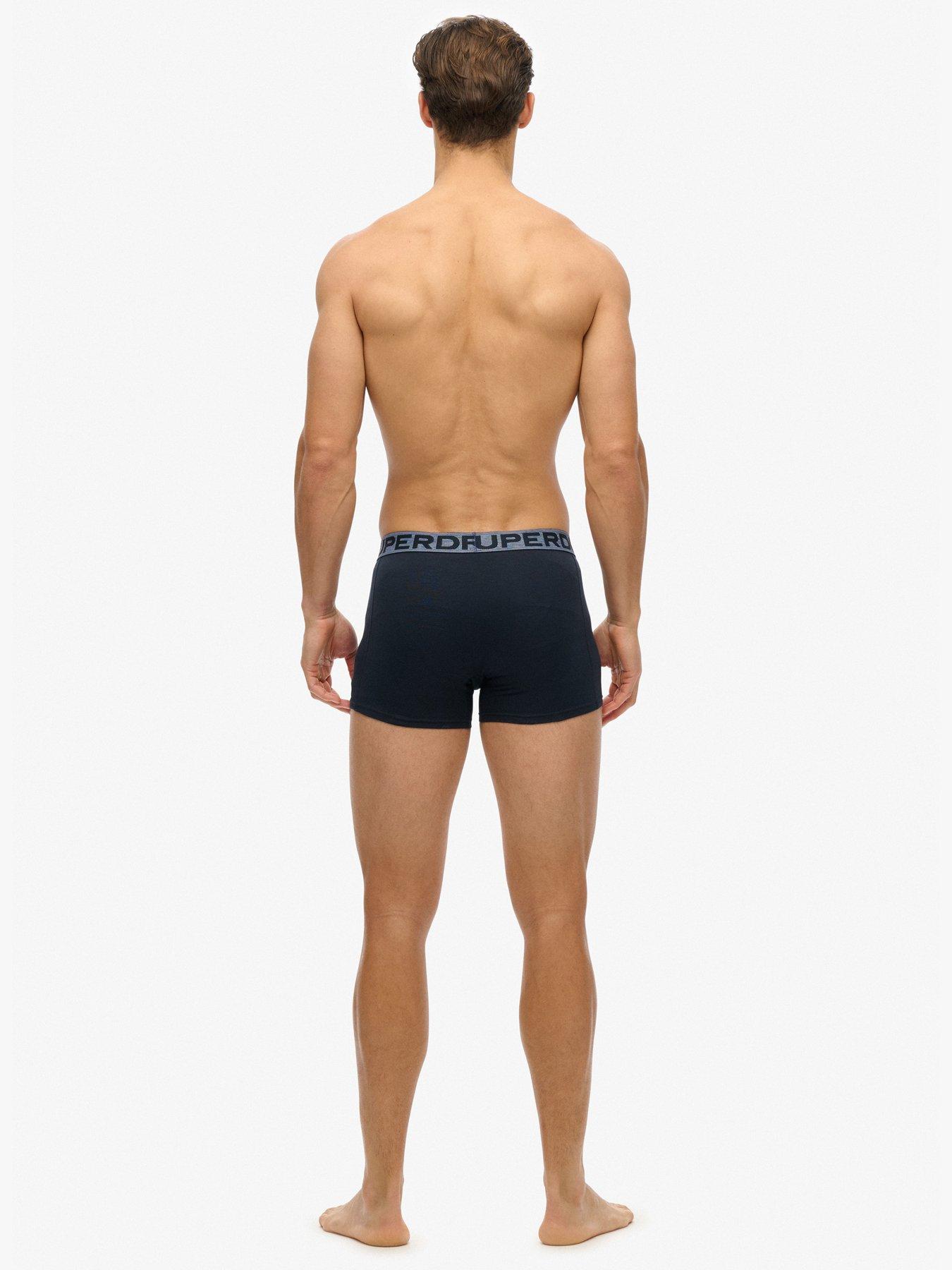 Image 3 of 4 of Superdry Boxer Triple Pack - Navy