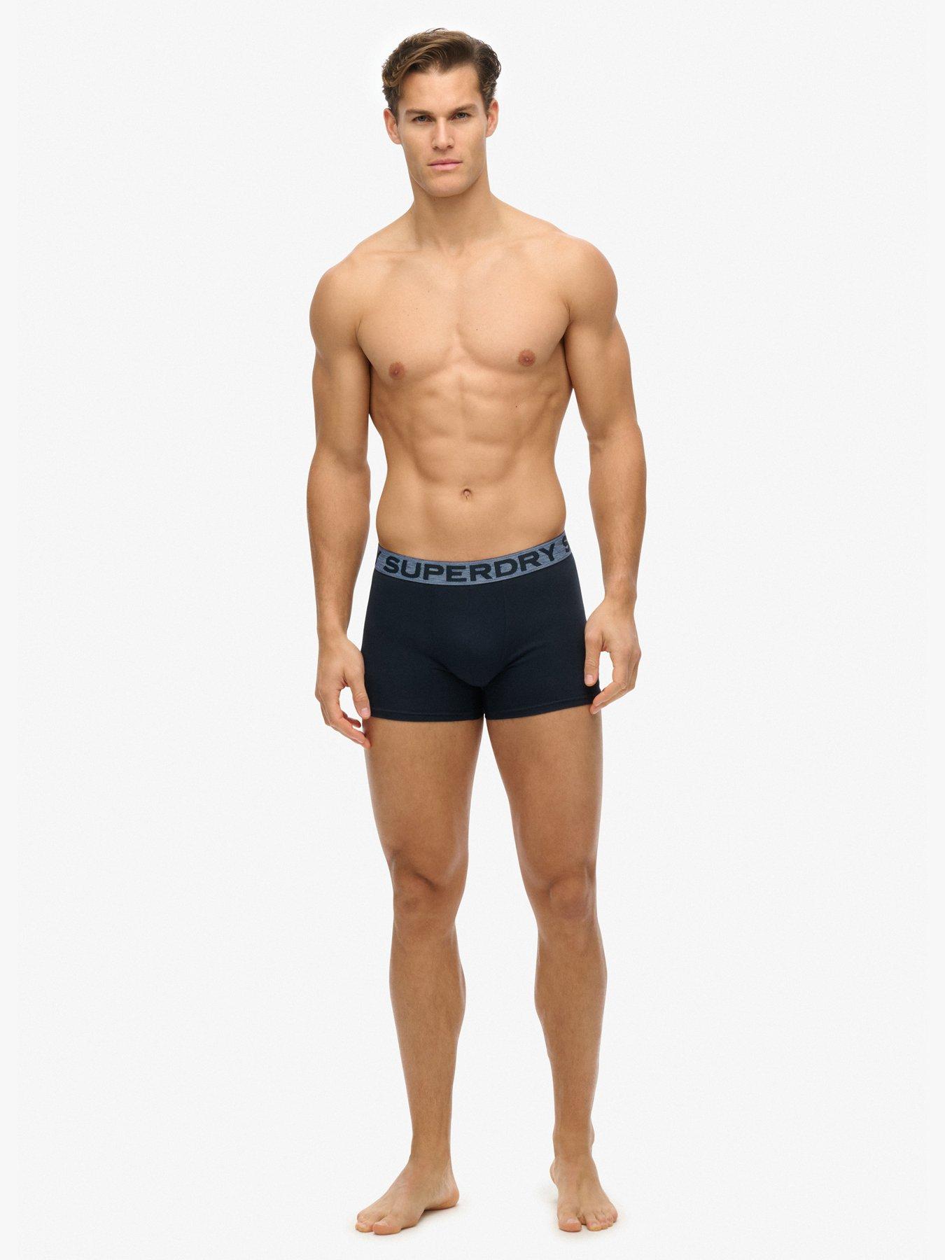Image 4 of 4 of Superdry Boxer Triple Pack - Navy