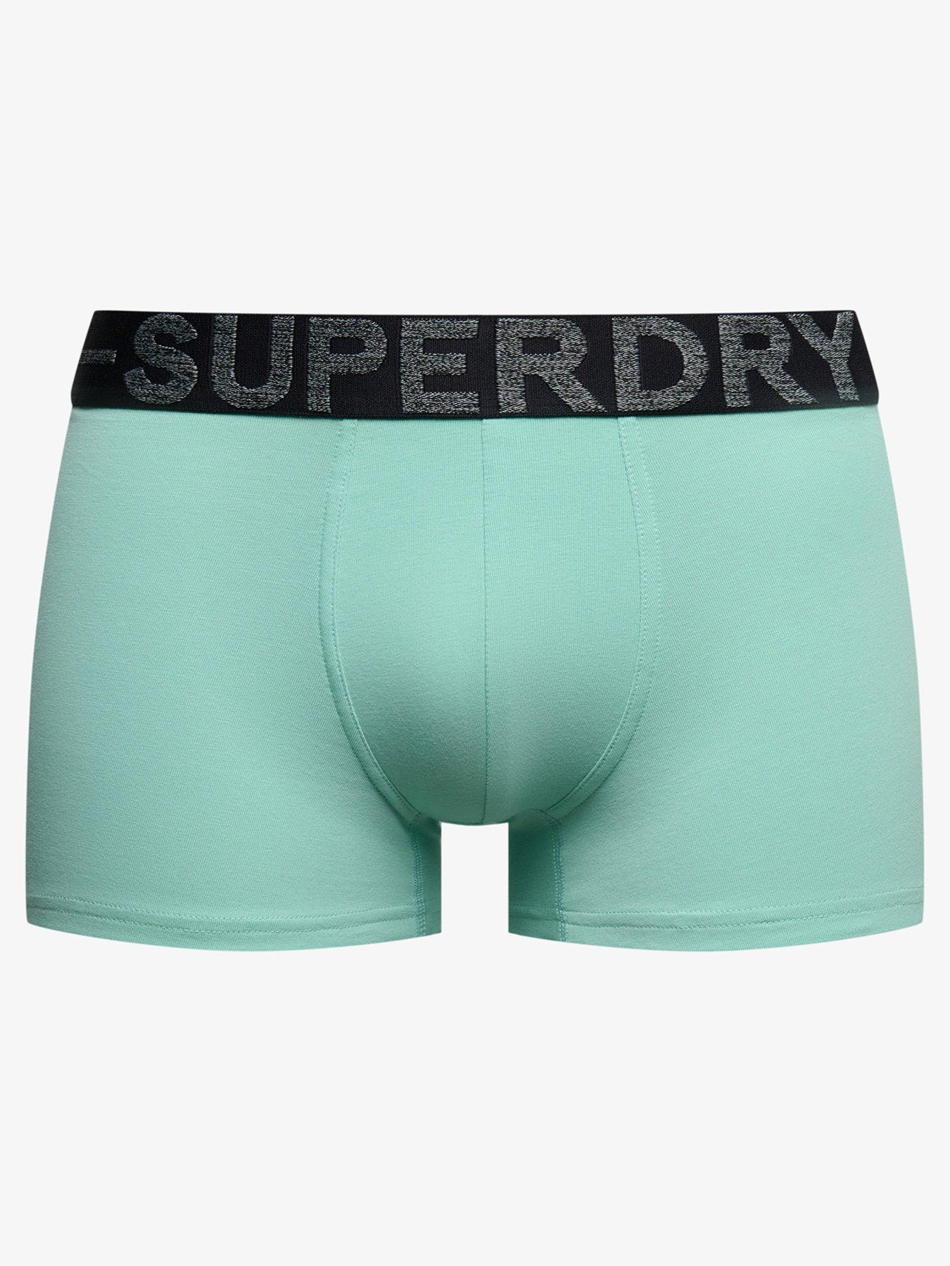Image 1 of 4 of Superdry Trunks Triple Pack - Green
