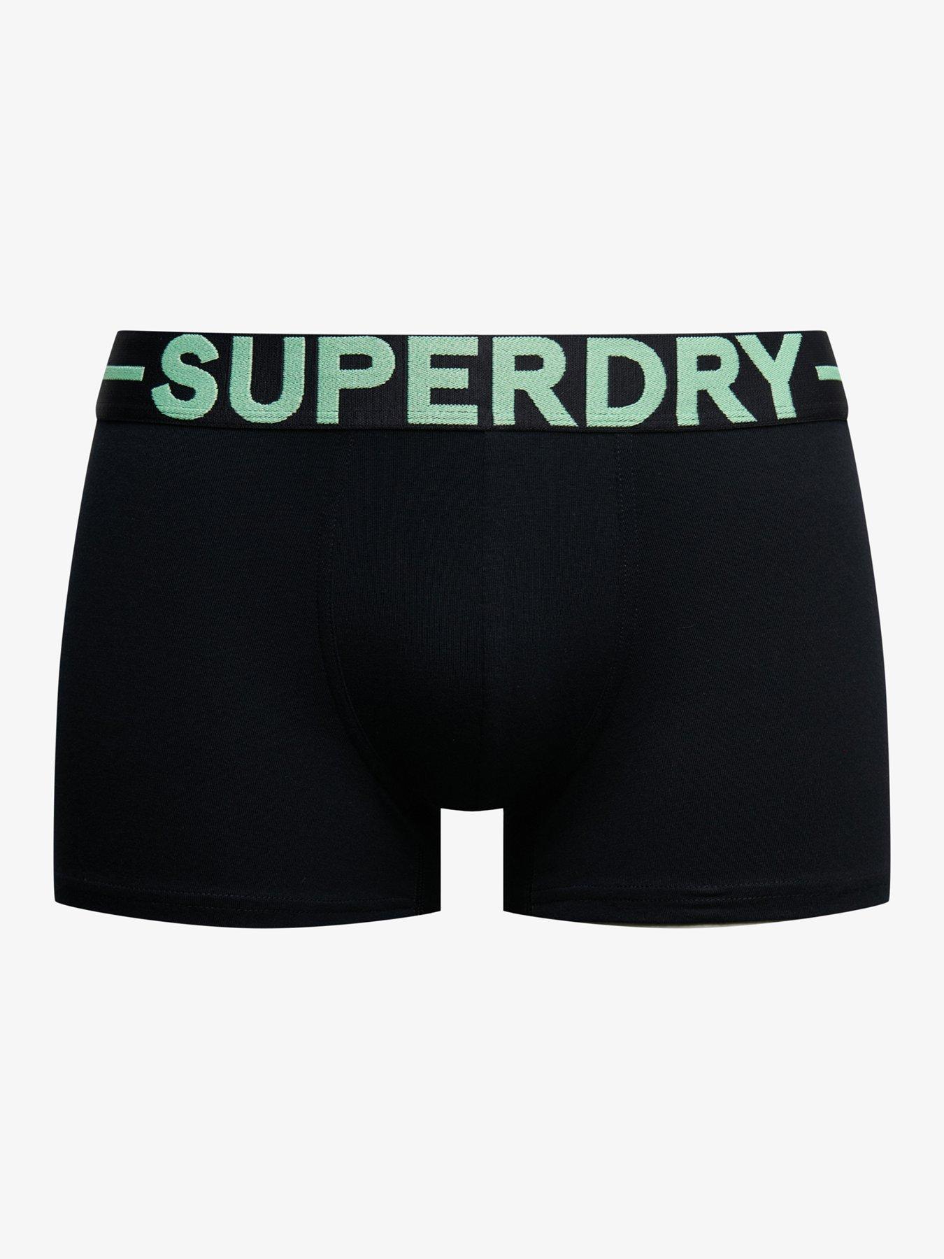 Image 2 of 4 of Superdry Trunks Triple Pack - Green