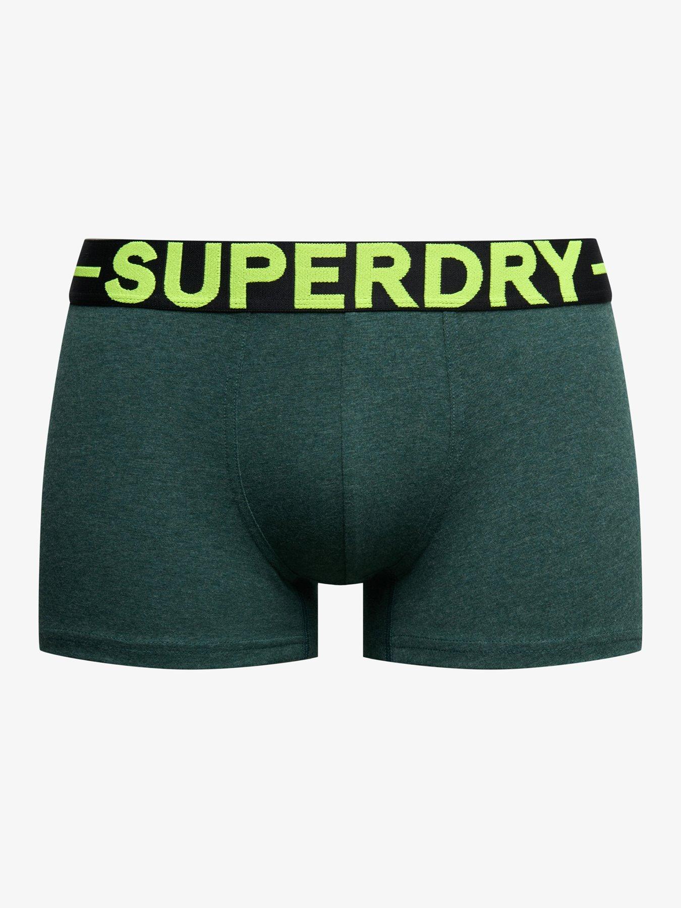 Image 3 of 4 of Superdry Trunks Triple Pack - Green