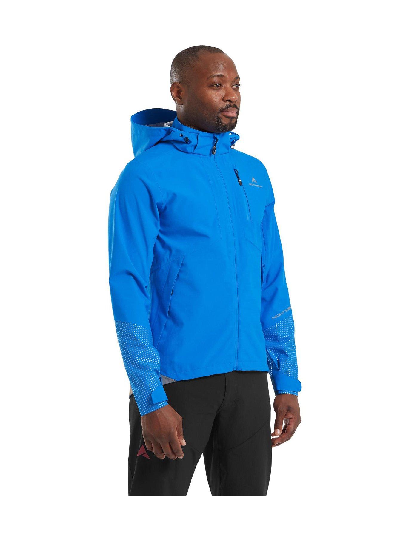 Altura Mens Nightvision Typhoon Jacket Electric Blue