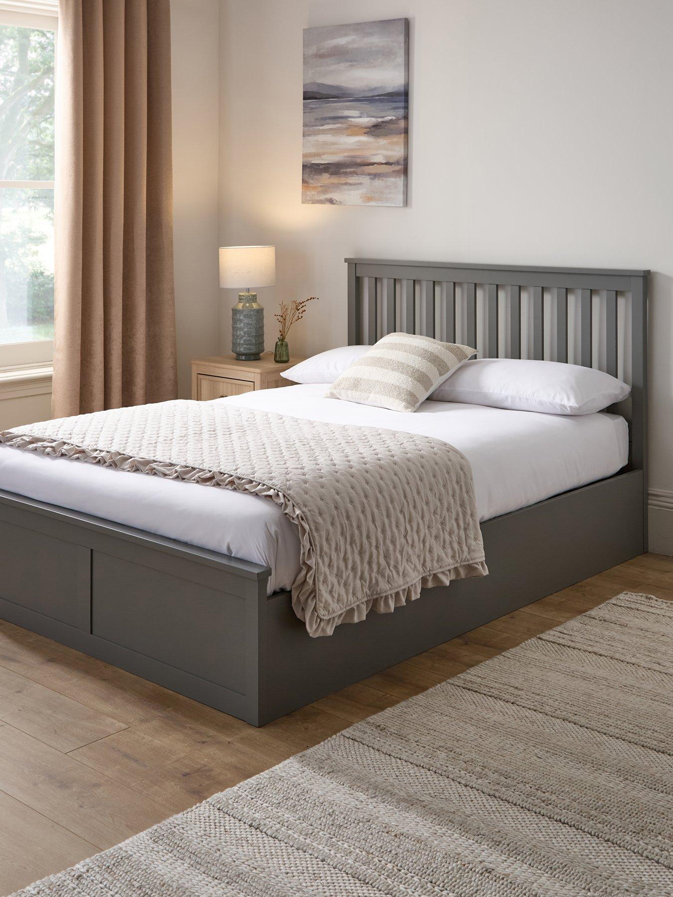 The Very Collection Dawson Lift Up Double Wooden Bed