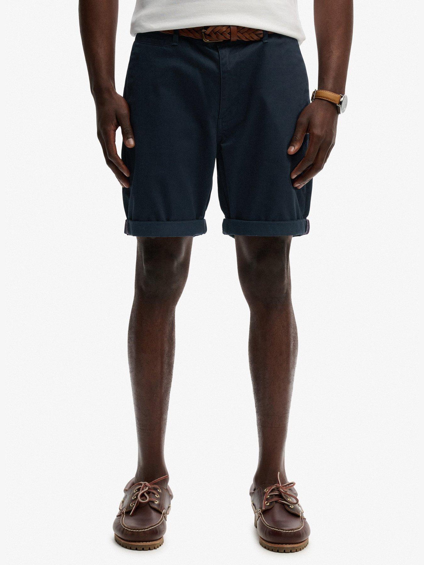 Superdry Premium Regular Chinos Shorts - Navy