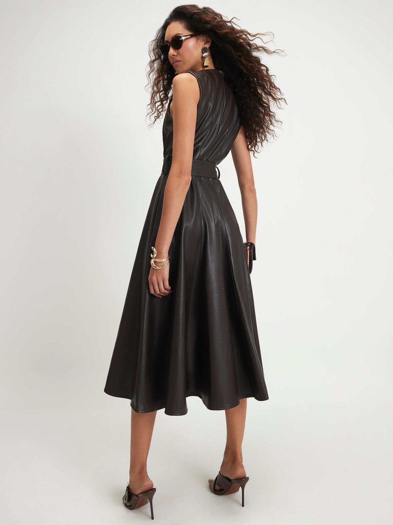 Image 2 of 6 of River Island Belted Femme Midi Dress
