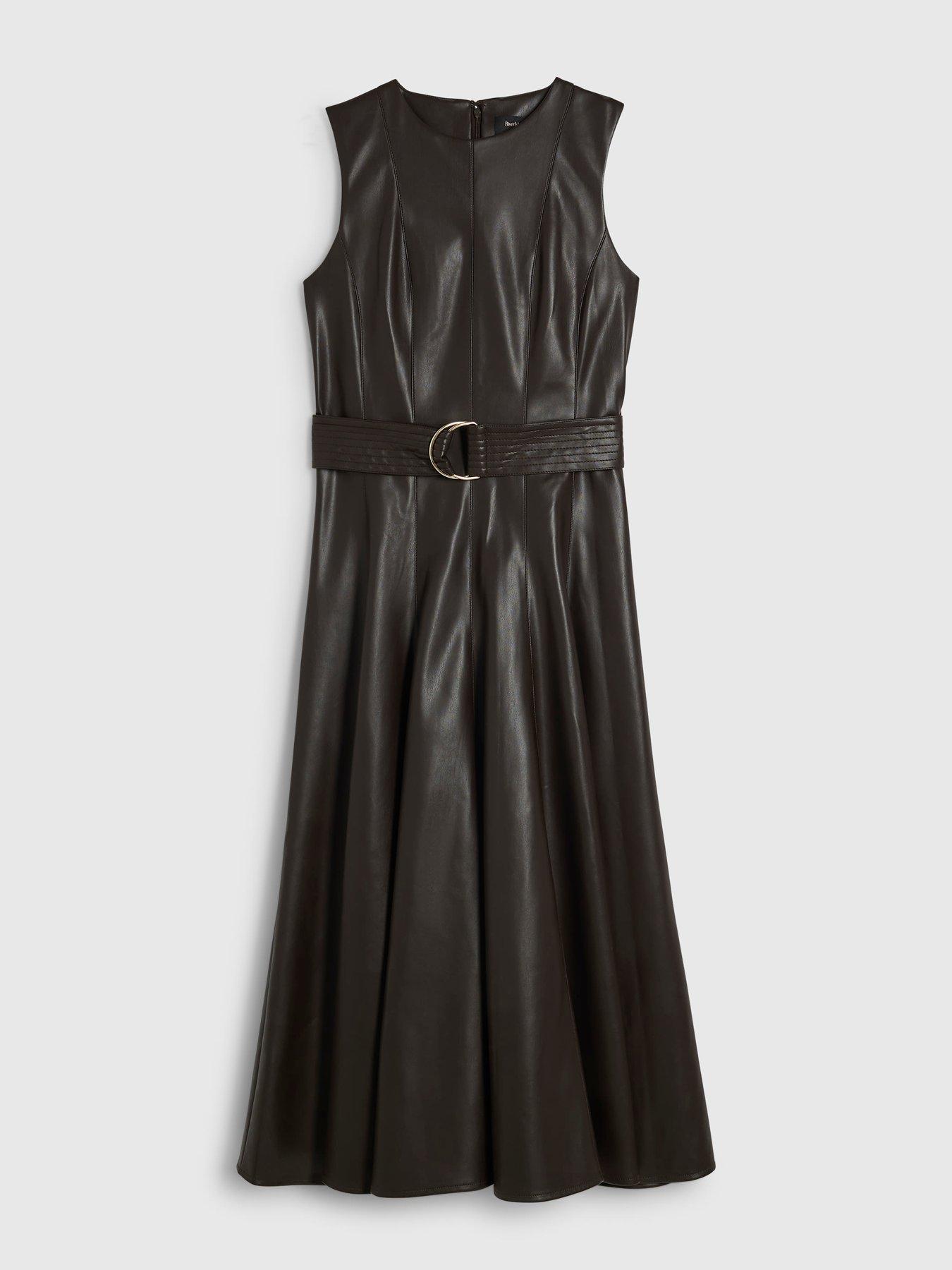 Image 5 of 6 of River Island Belted Femme Midi Dress